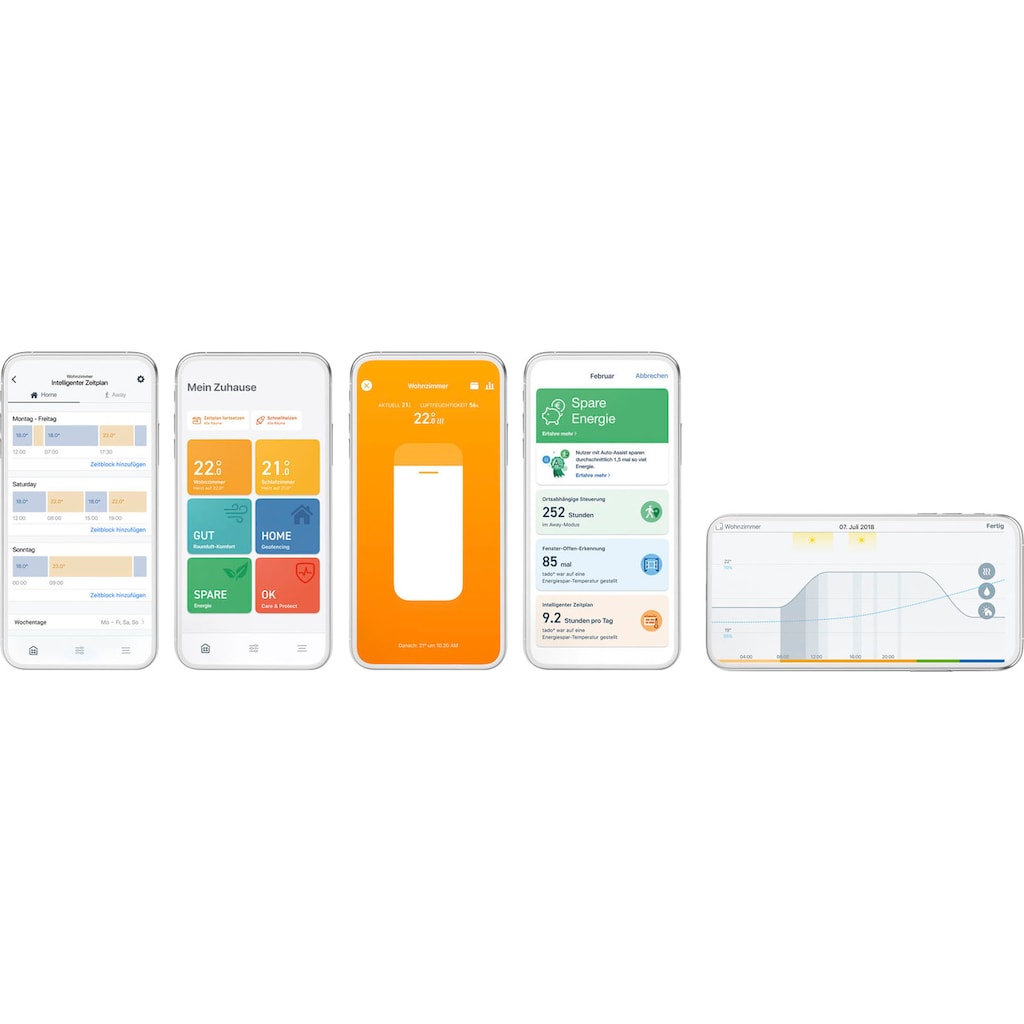 Tado Heizkörperthermostat »Set tado SRT- Starter Kit V3+ inkl. 3x Smartes Heizkörperthermostate«