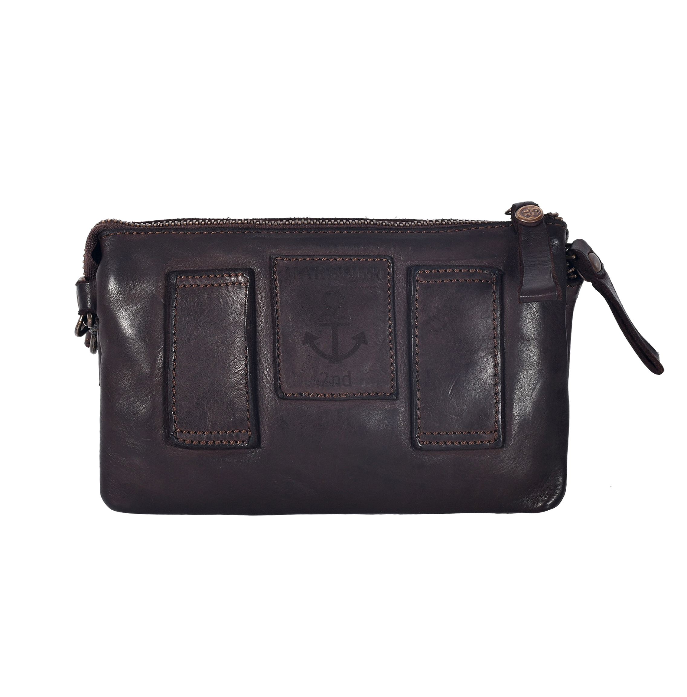 HARBOUR 2nd Gürteltasche Schultertasche mit Vortasche mit Riemenverschluss