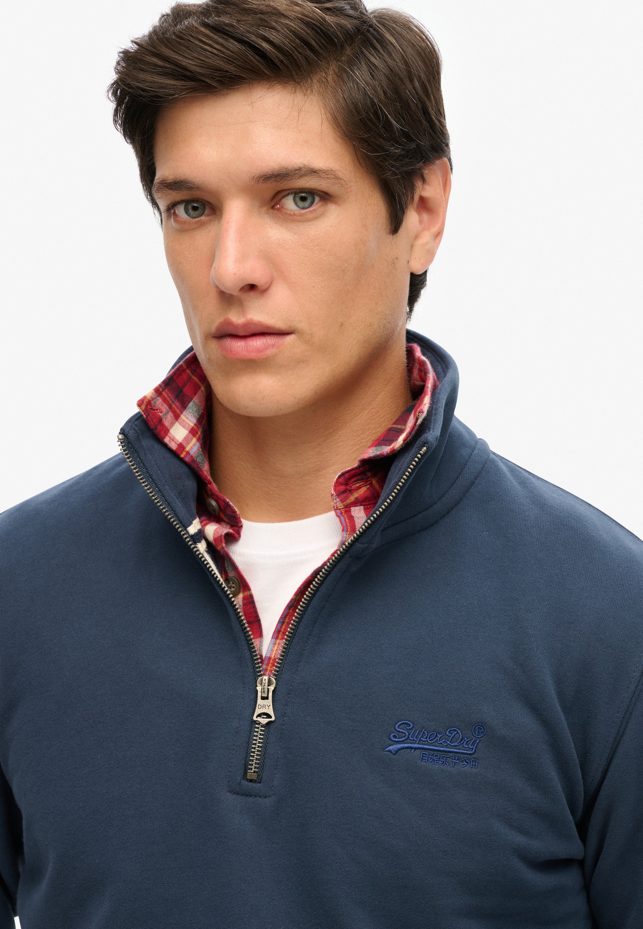 Superdry Sweatshirt »ESSENTIAL LOGO HENLEY«