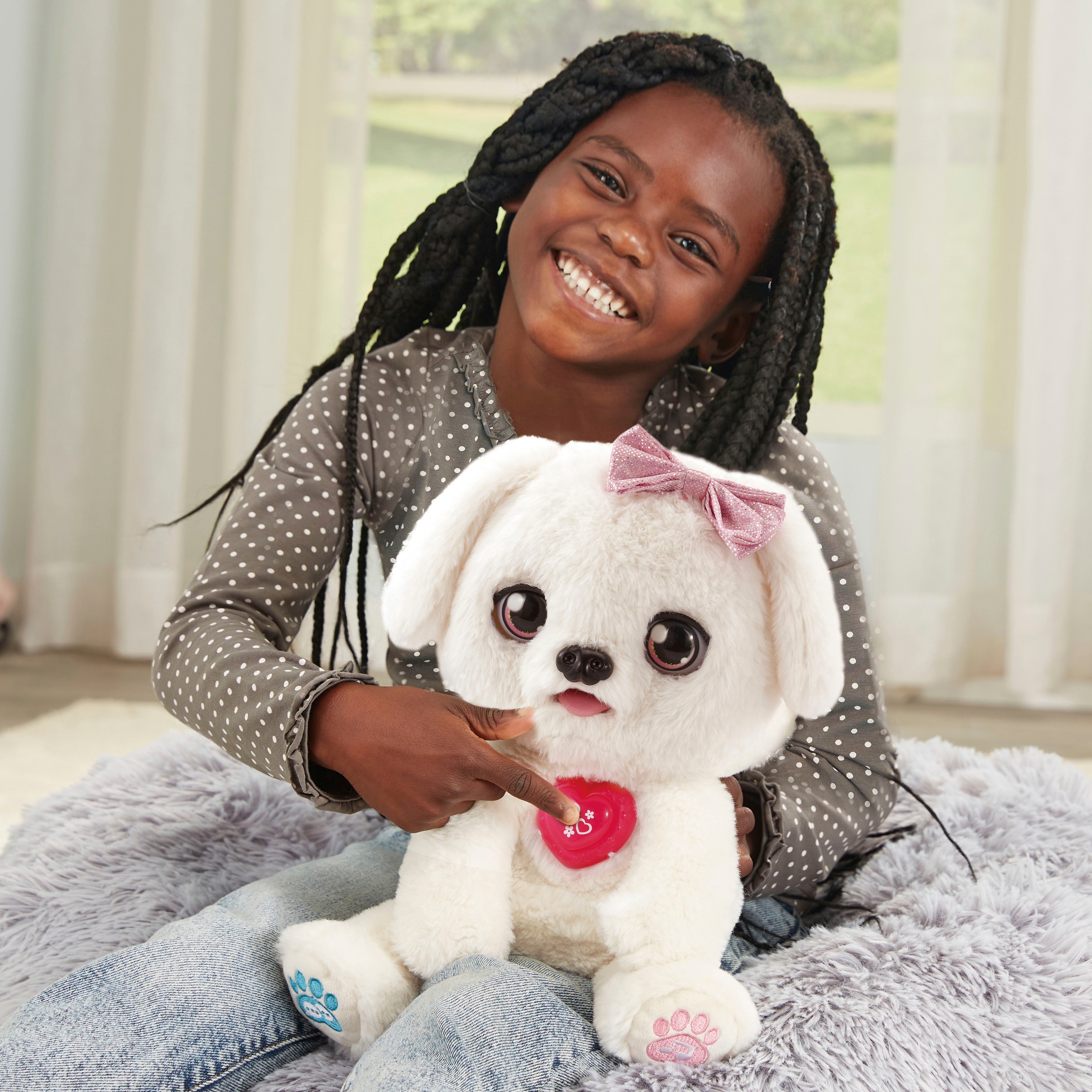 Vtech® Plüschfigur »KidiFriends Schlecki, das Kuschel-Hündchen«, mit Licht- und Soundeffekten