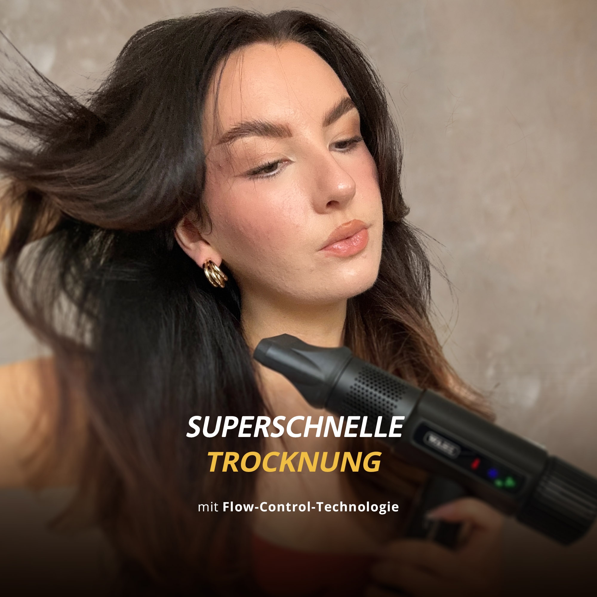Wahl Ionic-Haartrockner »VANQUISH«, 1600 W, 3 Aufsätze, Leicht, SMOOTHTONE™-Motorsystem, FLOW CONTROL Technologie, Auto Clean
