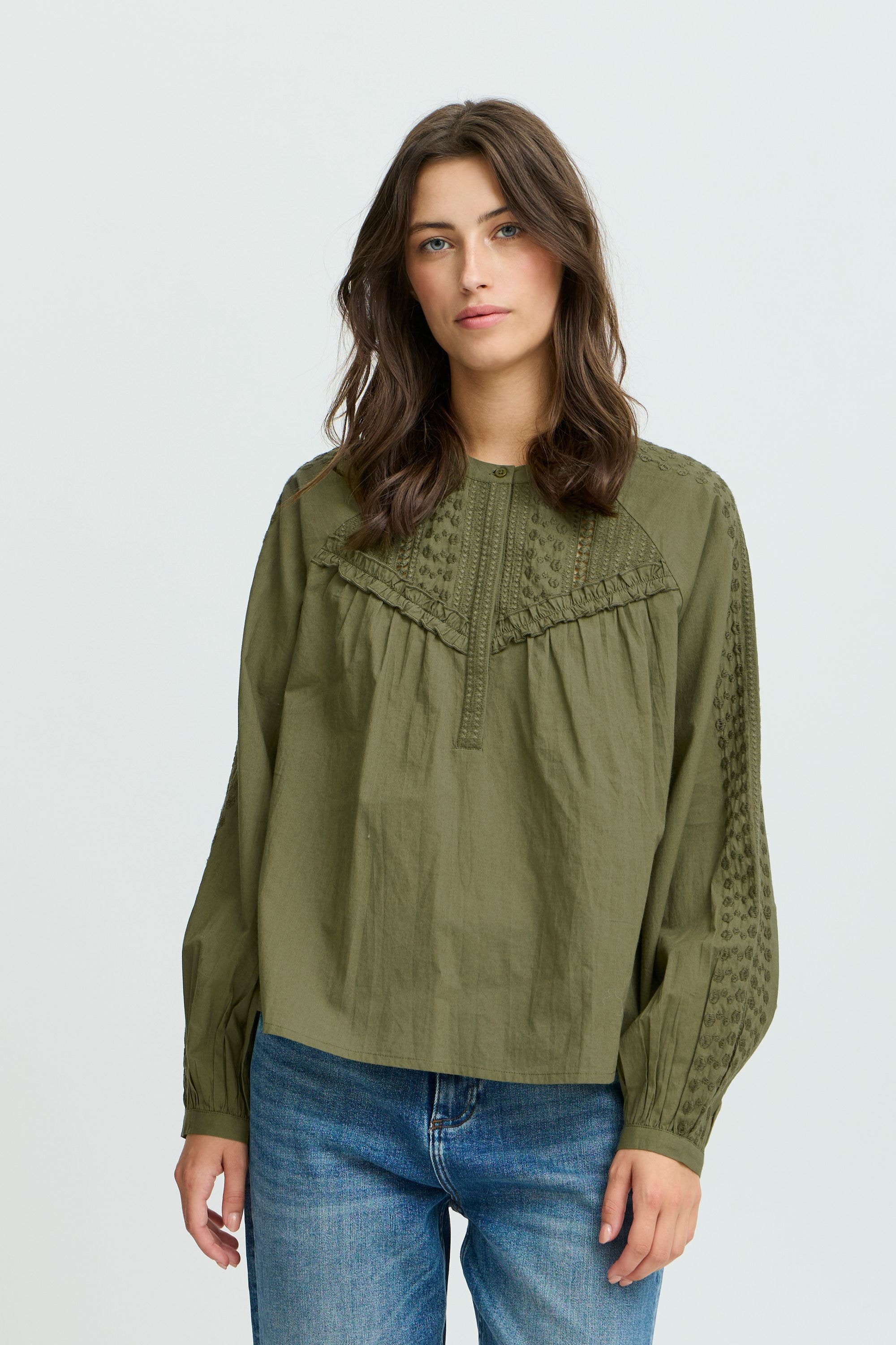 b.young Langarmbluse »Langarmbluse BYIULIA BLOUSE -«