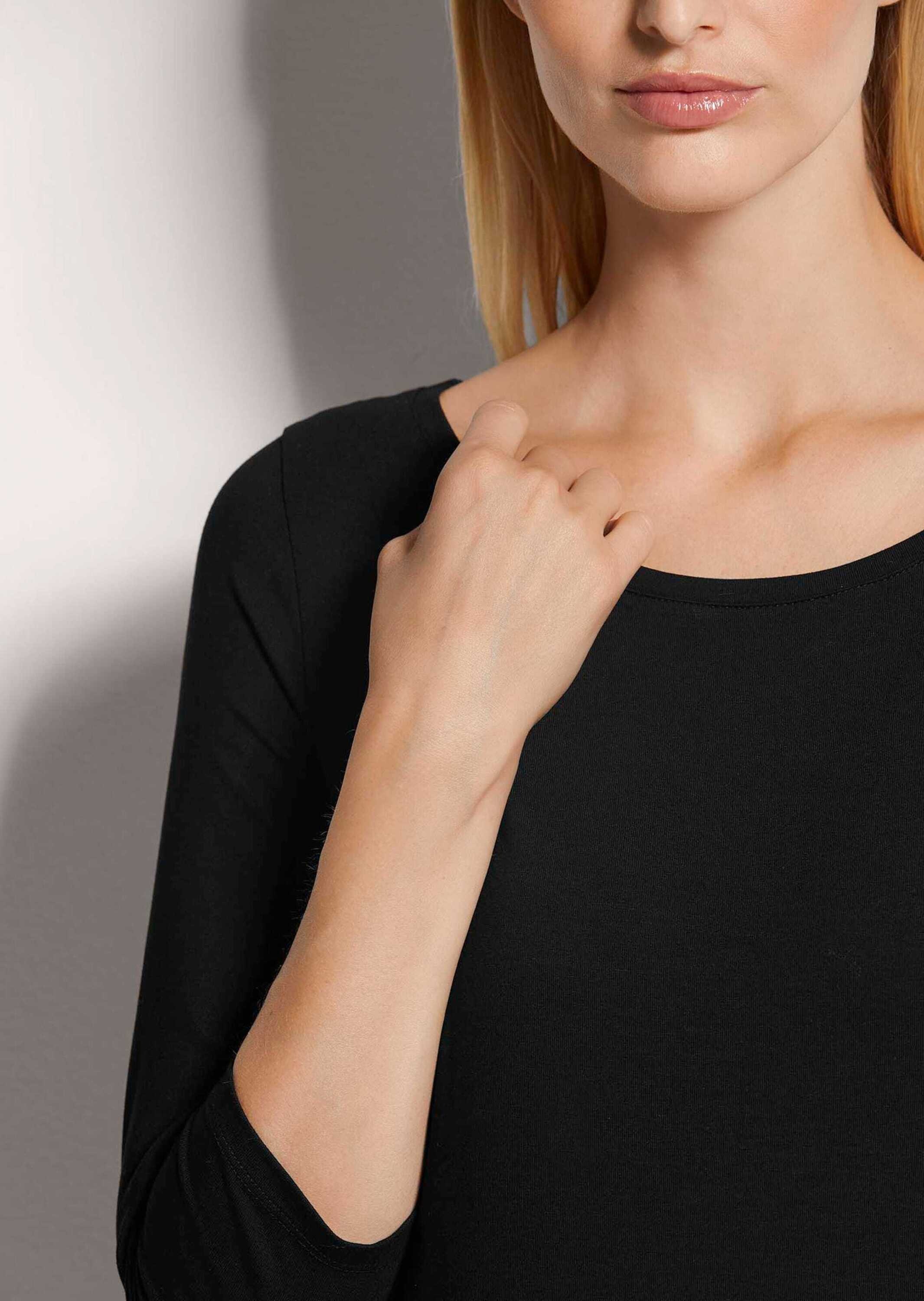 MADELEINE 3/4-Arm-Shirt »Shirt Shirt mit U-Boot-Ausschnitt«