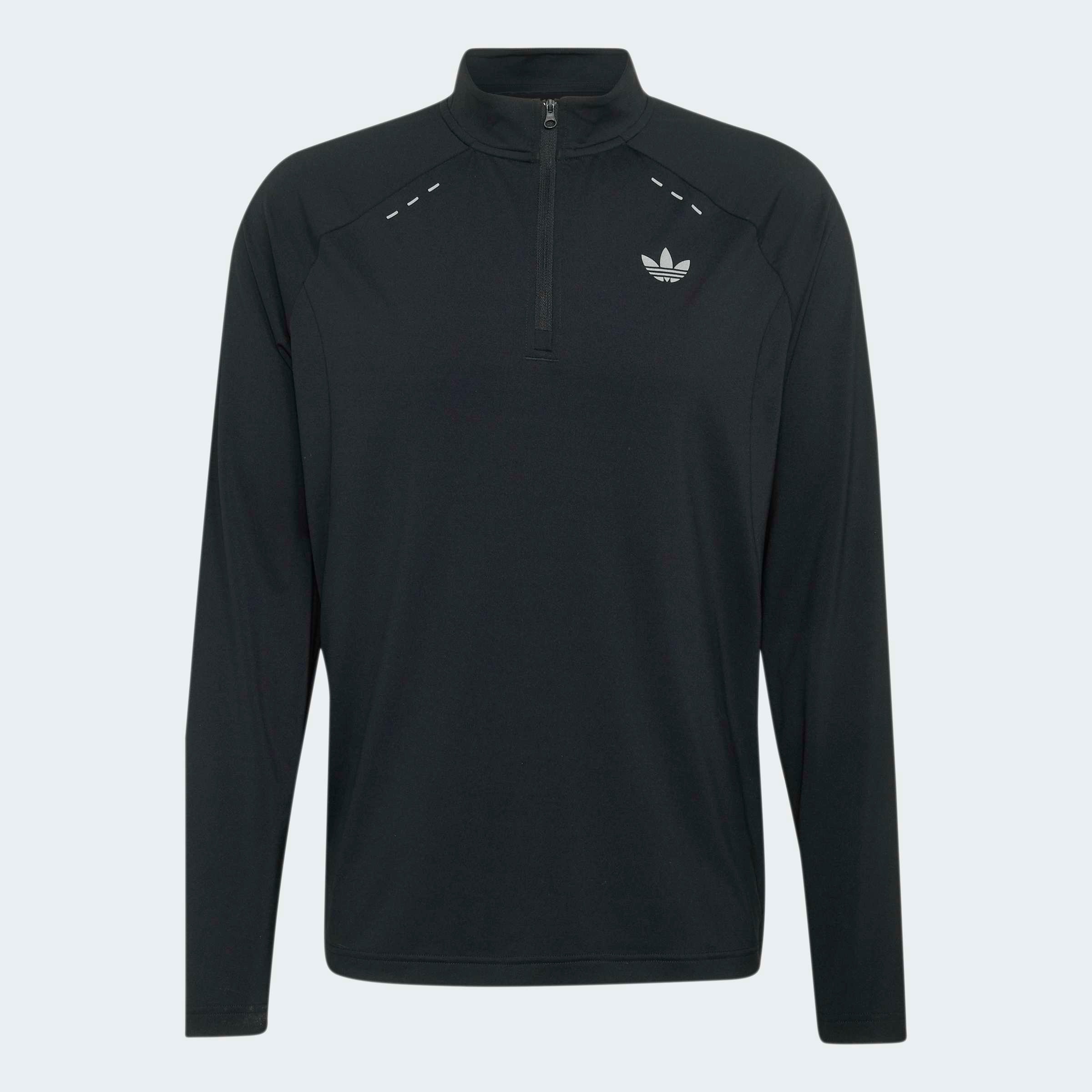 adidas Originals Langarmshirt »TECH TREFOIL ESSENTIALS, REISSVERSCHLUSS BIS ZUR BRUST«