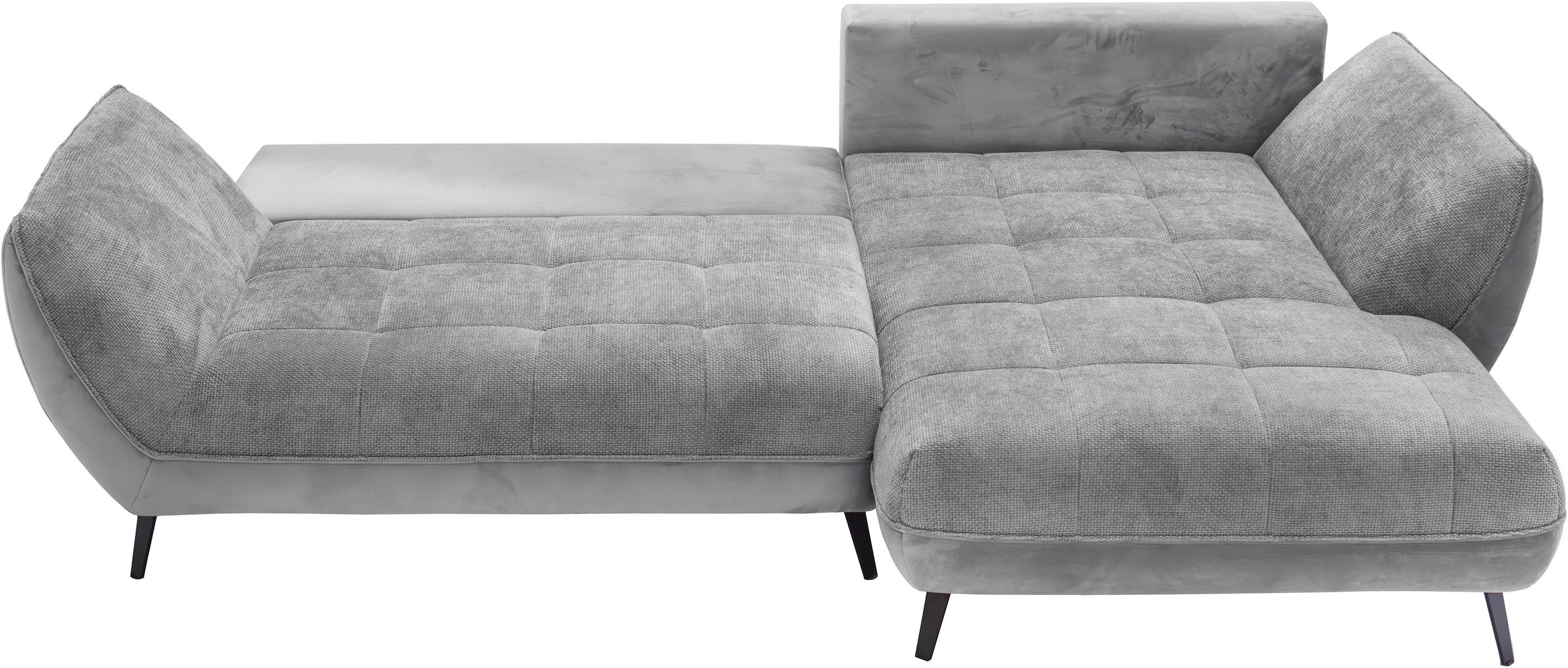 exxpo - sofa fashion Ecksofa »Midway mit einfacher Easy-Lift-Bettfunktion, bequem und modern«, inkl. Bettfunktion und praktischem Bettkasten, L-Form