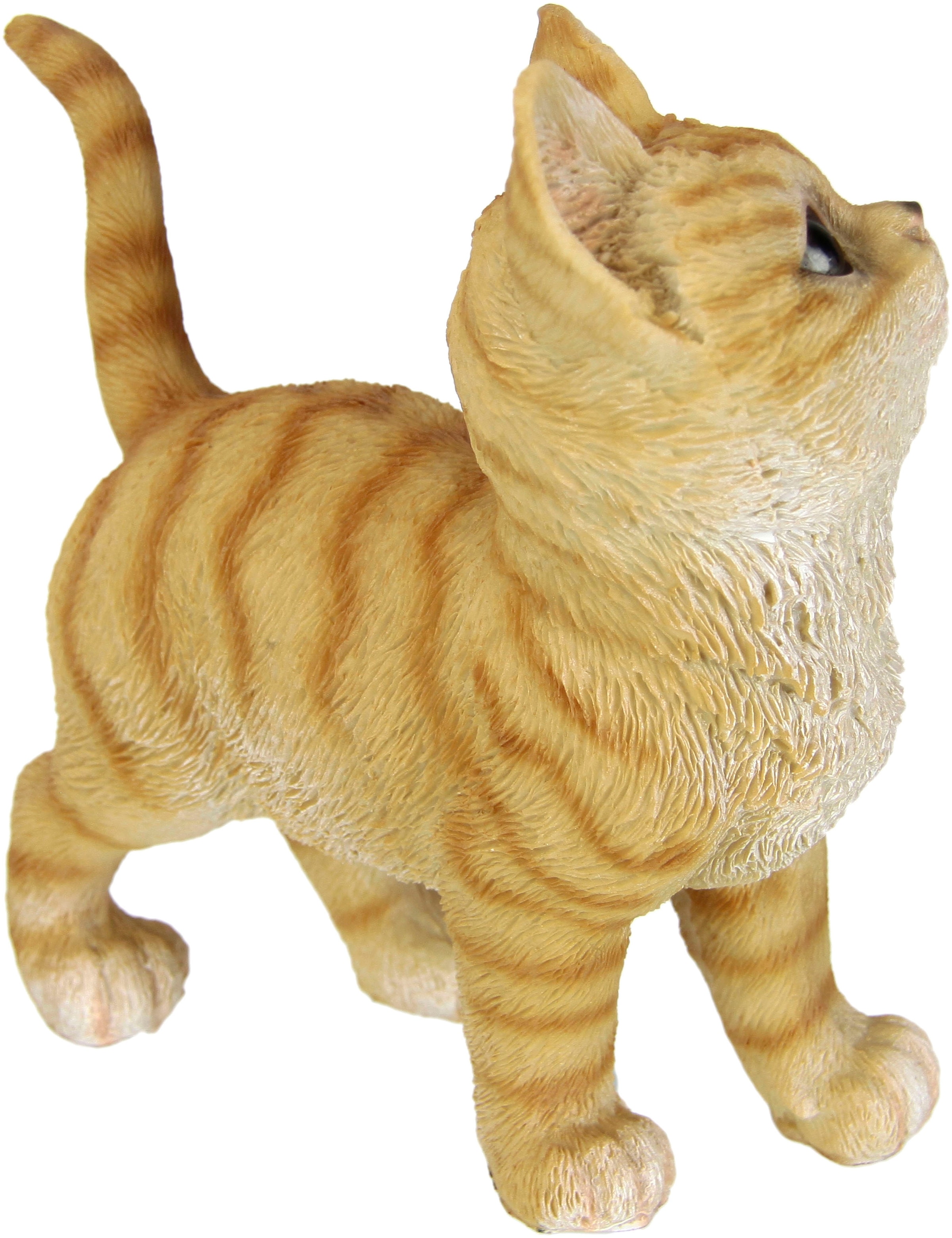 I.GE.A. Dekofigur »Katze«, getigerte Katzenfigur, bequem Tierfigur bestellen