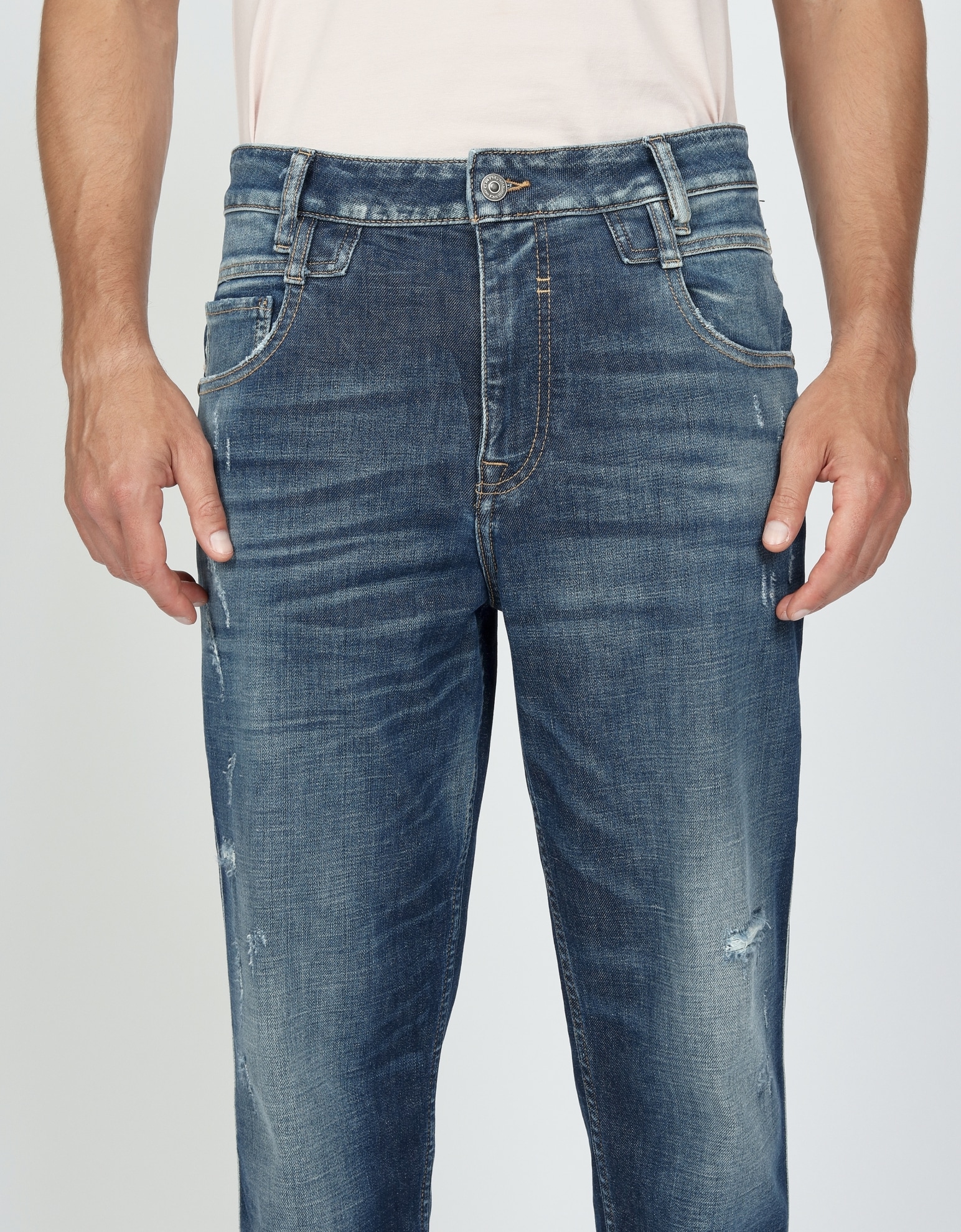 GANG Stretch-Jeans »94MARCO«, im relaxten 5-Pocket Style mit doppelter Gürtelschlaufe