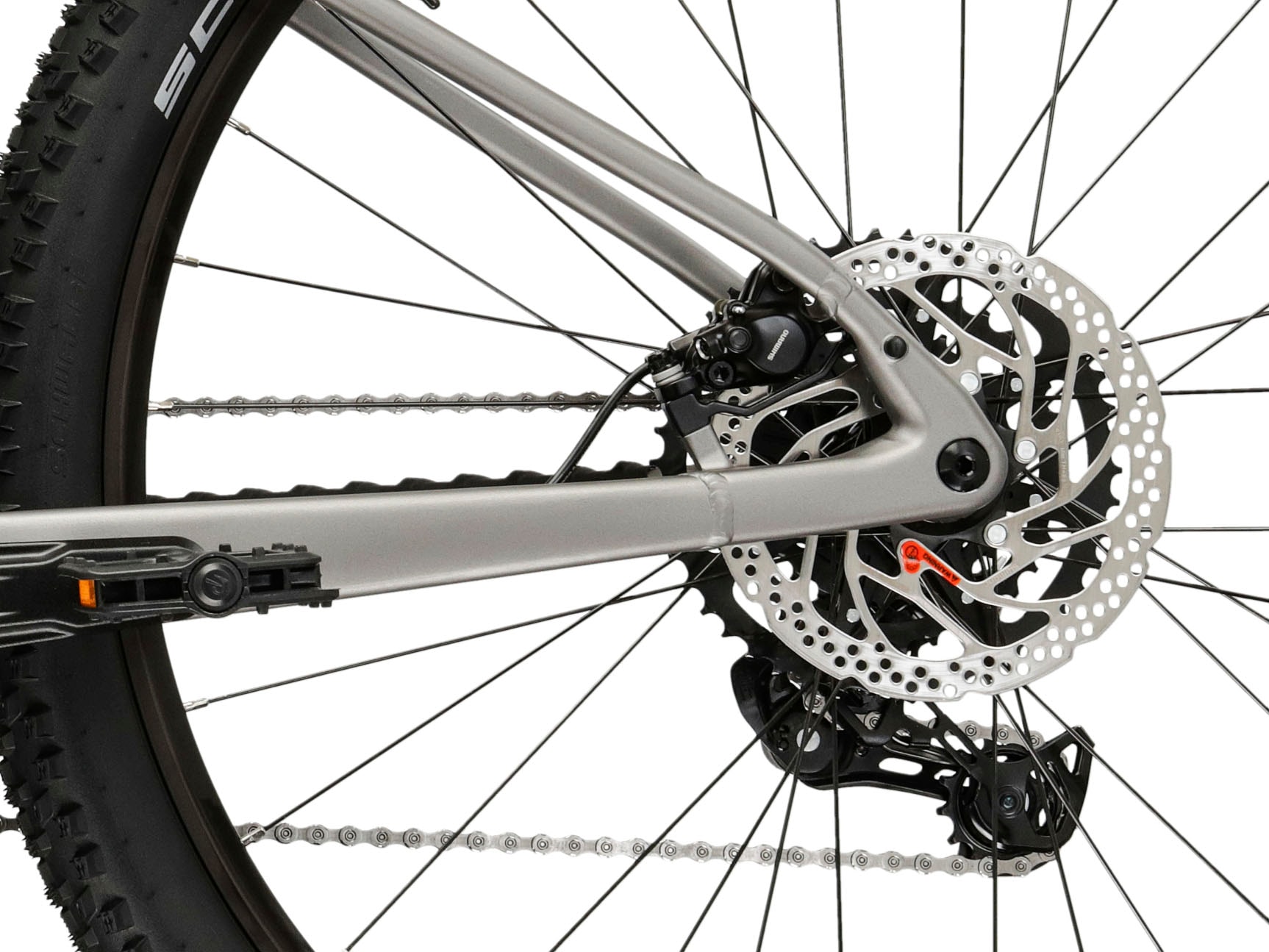 Kross »Influx Hybrid 2.0 16,7Ah / 600 Wh 29 Zoll silber 9 Gänge 2026« 9 Gang Shimano CUES U4000 Schaltwerk Kettenschaltung Mittelmotor 250 W