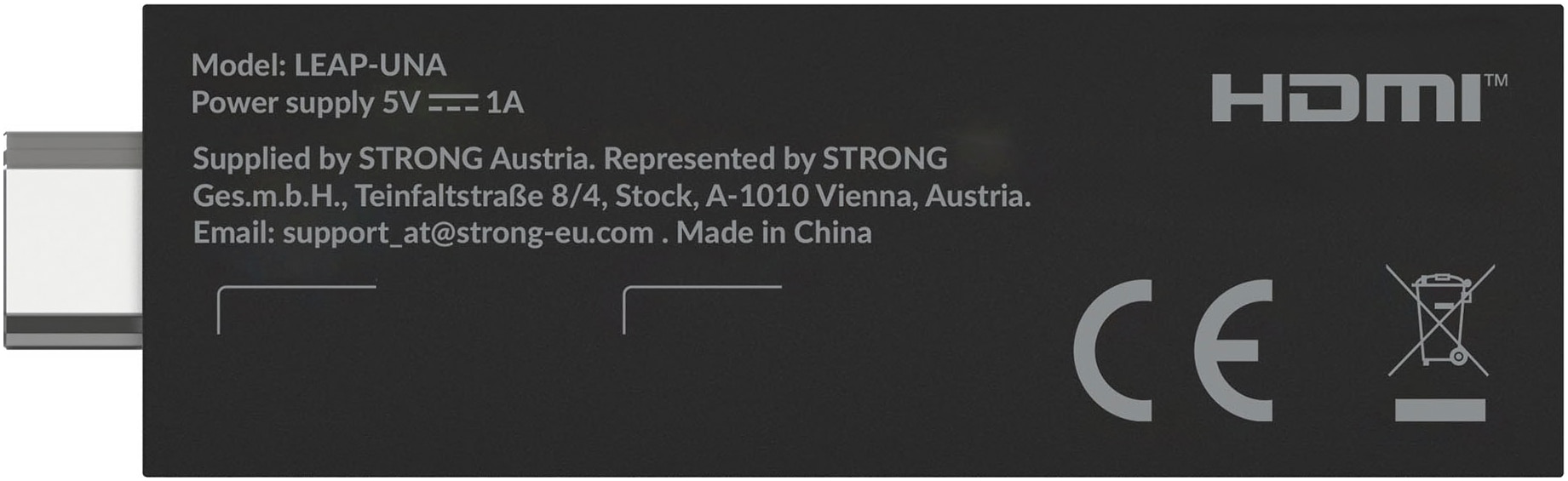 Strong Streaming-Stick »LEAP-UNA«, Video-Streaming: Netflix, Youtube, Amazon Prime Video, Disney+