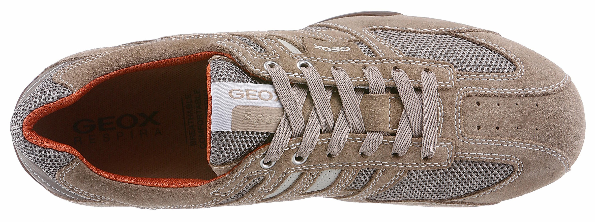 Geox Sneaker »Snake«, mit Geox Spezial Membrane, Freizeitschuh, Halbschuh, Schnürschuh