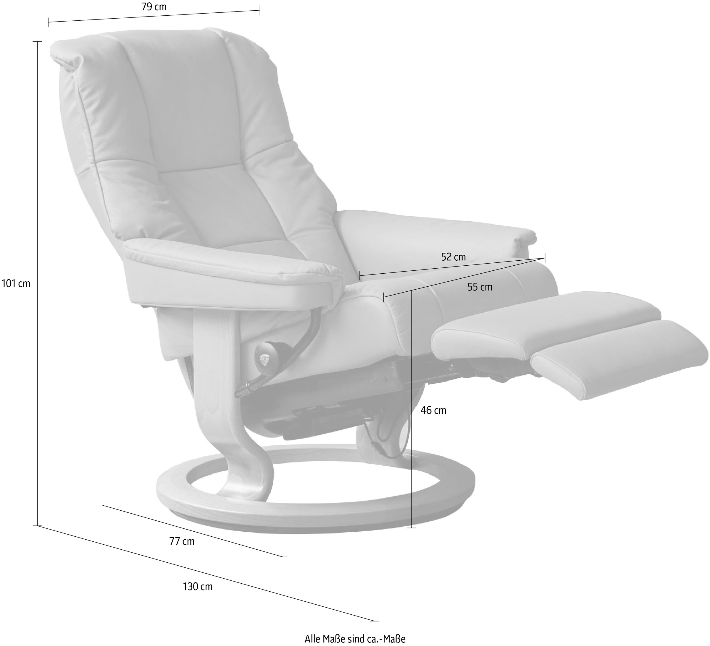 Stressless® Relaxsessel »Mayfair«, elektrisch verstellbar, optional 2-motorisch, Größe M & L