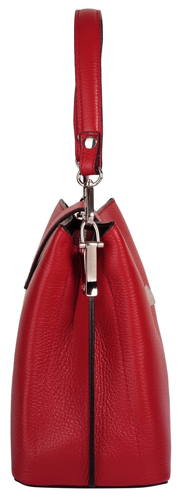 Cluty Umhängetasche, echt Leder, Made in Italy
