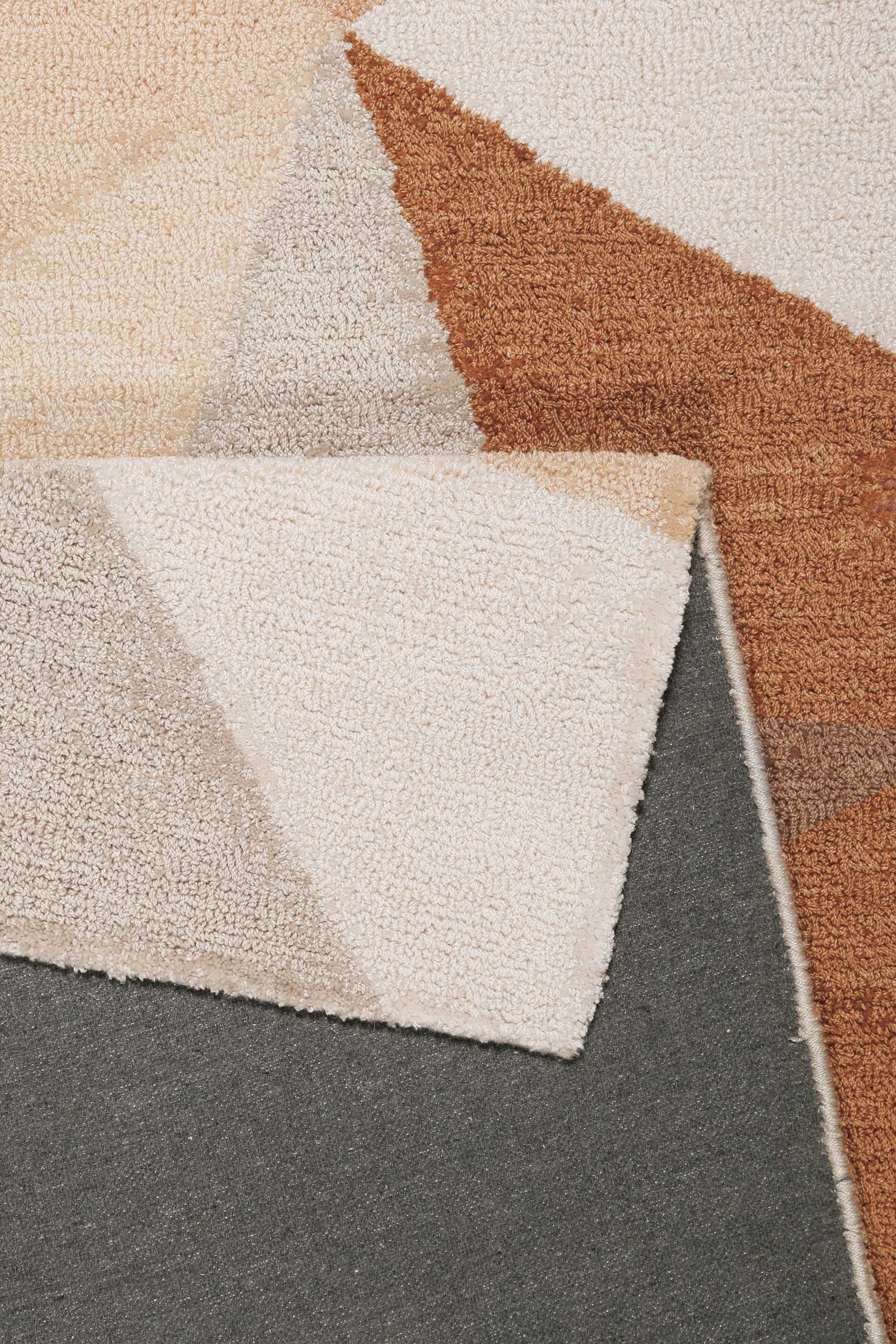 Wecon home Teppich »Next Time 2.0«, rechteckig, 8 mm Höhe, modern, handgefertigt, geometrisches Design für Wohn-, Schlafzimmer