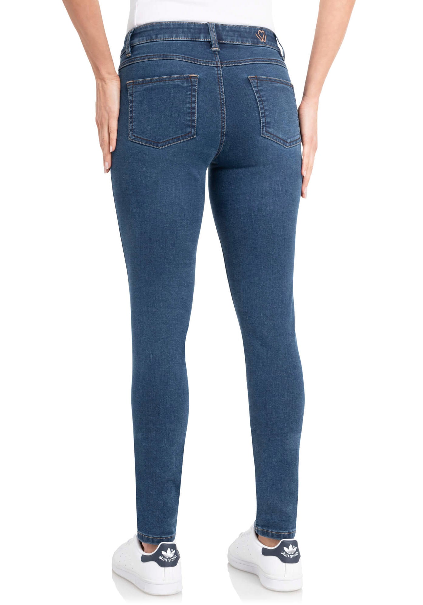 wonderjeans Skinny-fit-Jeans, Schmaler Skinny-Fit in hochelastischer Qualität