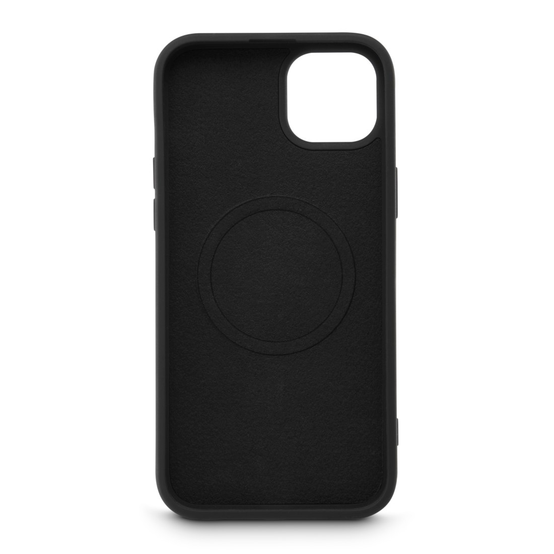 Hama Handyhülle »Handyhülle MagCase "Fantastic Feel" für Apple iPhone 15, Schwarz« Apple iPhone 15 Kratzschutz und bezogene Seitentasten