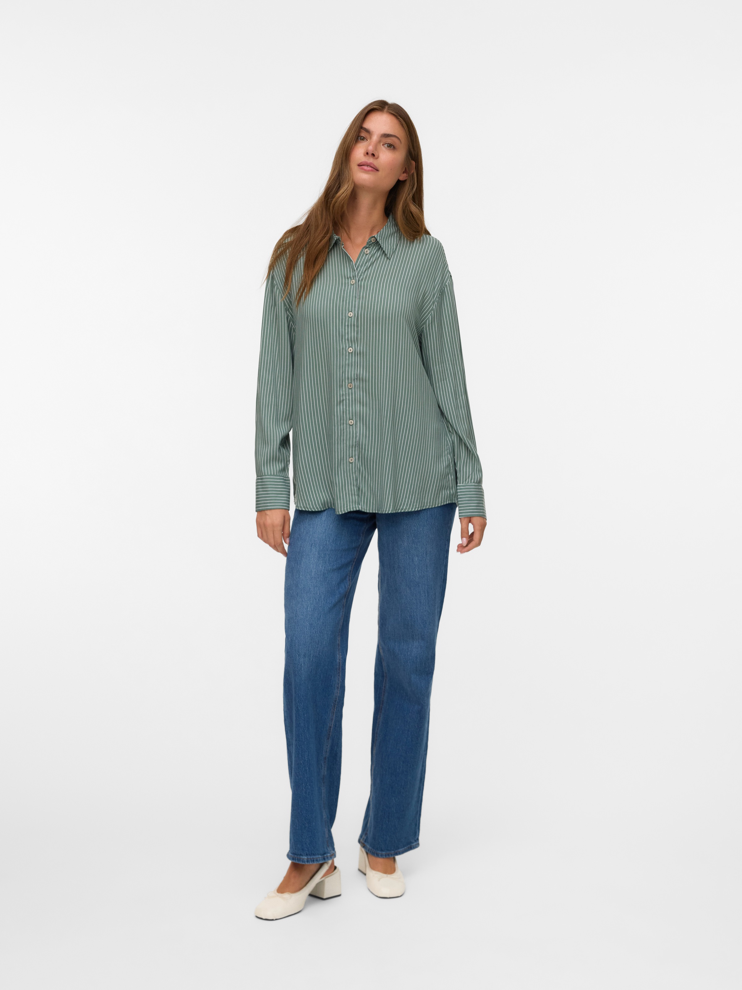 Vero Moda Langarmbluse »VMALICE LS SHIRT WVN GA NOOS«