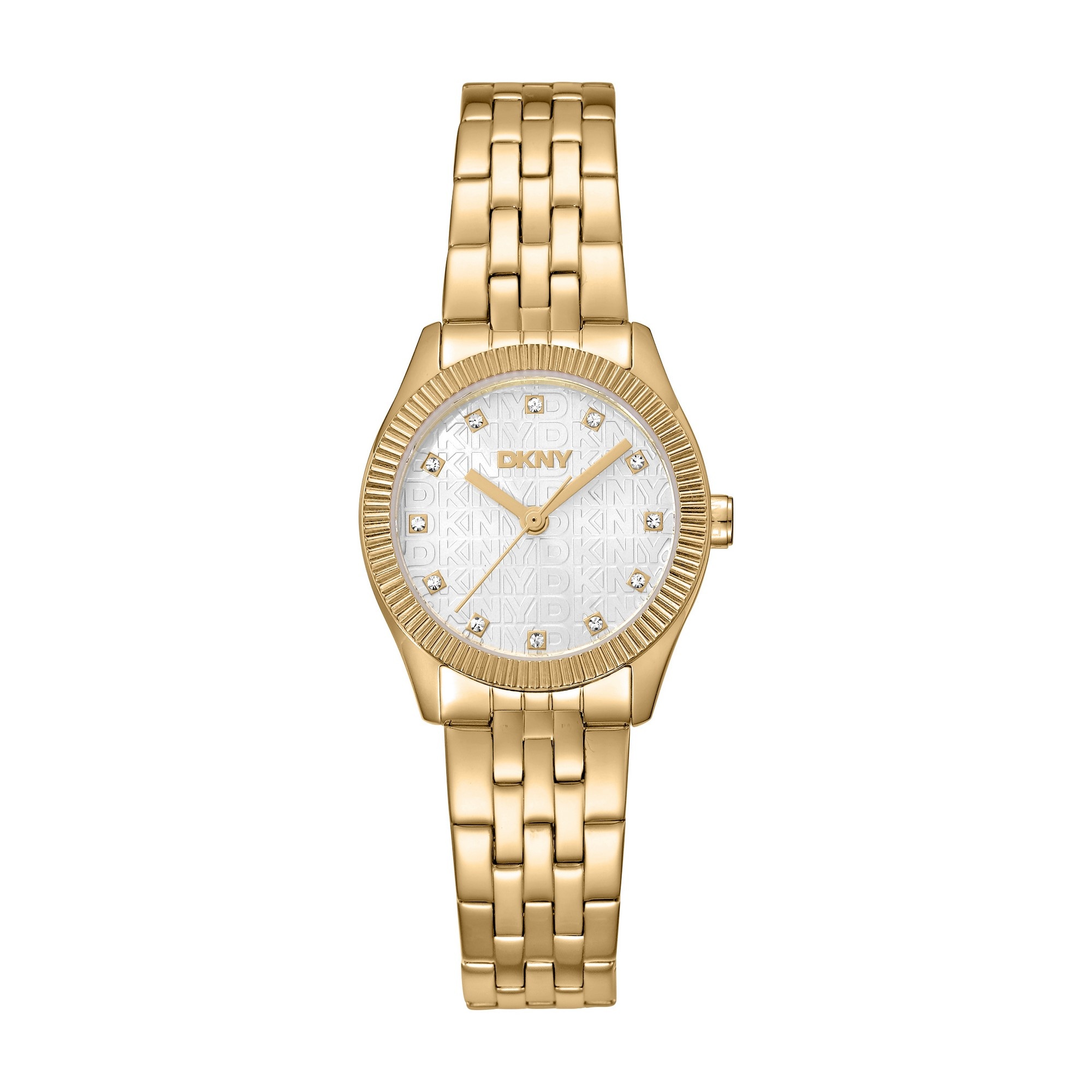 DKNY Quarzuhr »Logo Watch Set« Armbanduhr, Damenuhr, Edelstahlarmband, Ideal auch als Geschenk