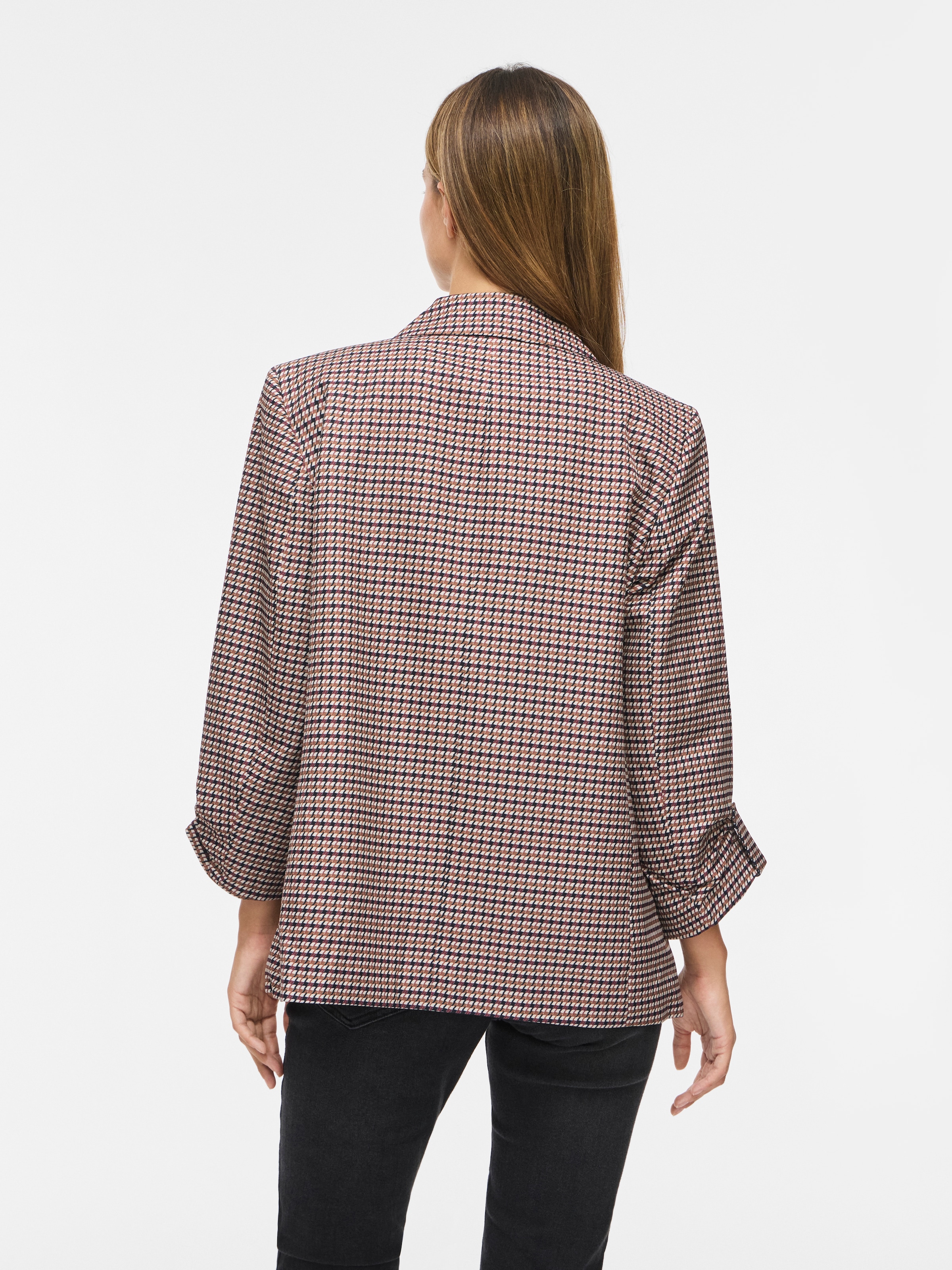 Vila Kurzblazer »VINICE 3/4 LOOSE BLAZER - NOOS« Materialmix