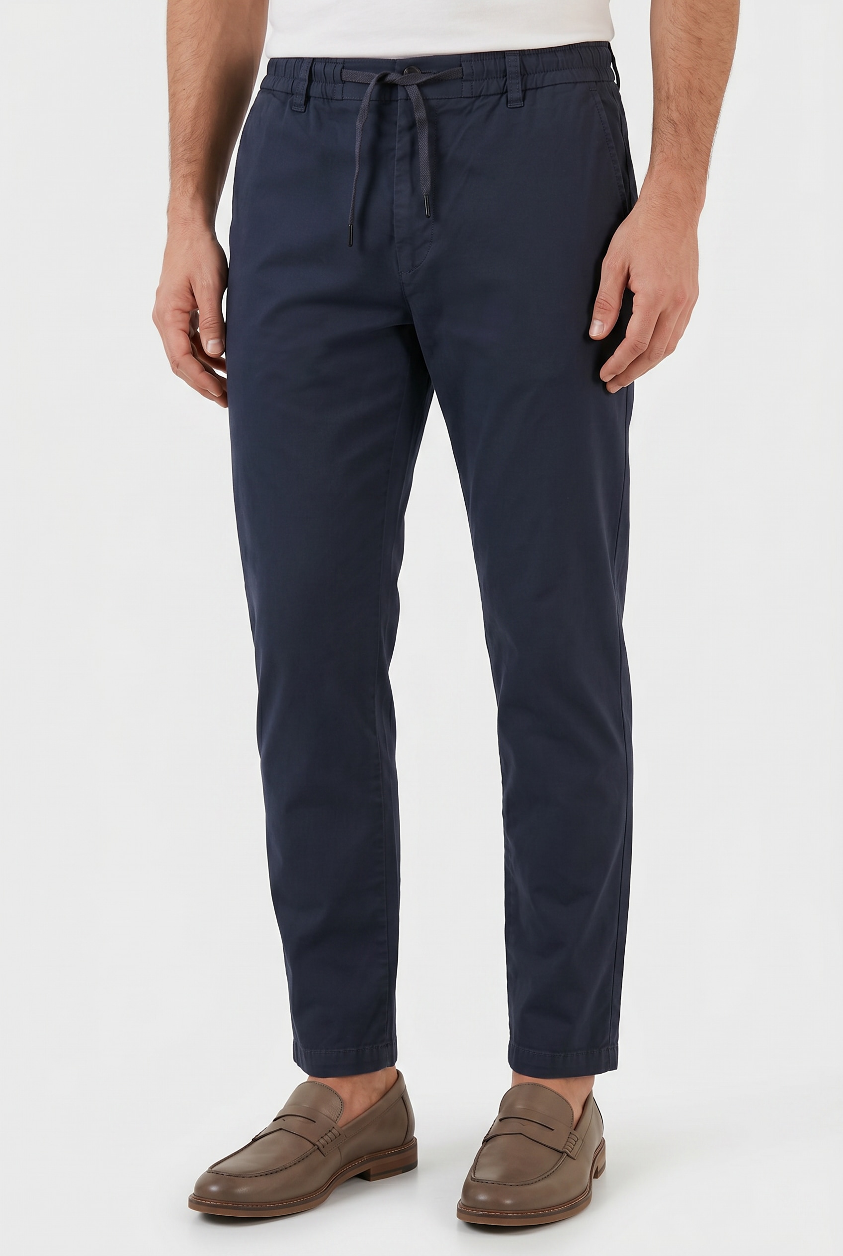 BOSS ORANGE Chinohose  Tapered Fit, Stretch-Qualität, Komfortbund mit Tunnelzug