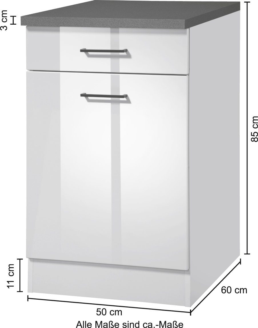 KOCHSTATION Unterschrank »KS-Trier«, Breite 50 cm