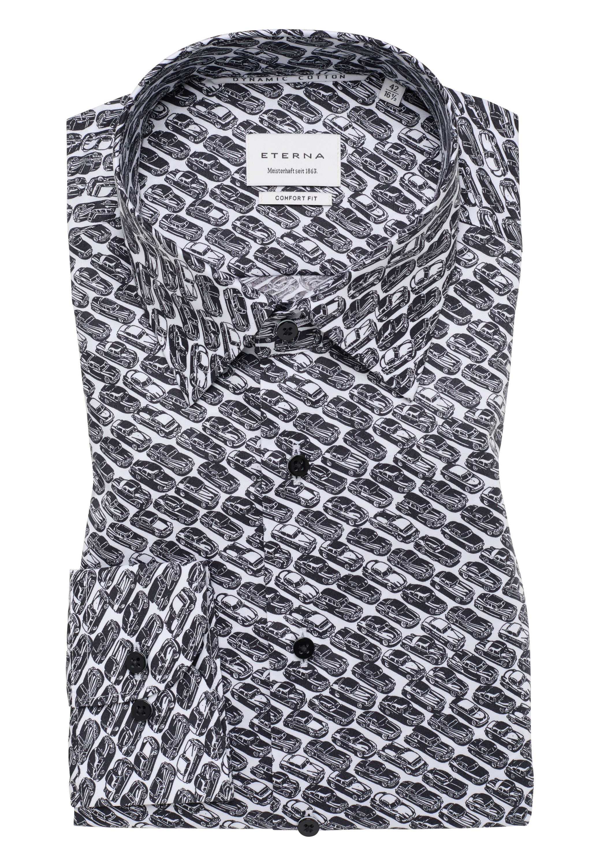 Eterna Langarmhemd »COMFORT FIT« NON IRON (bügelfrei)