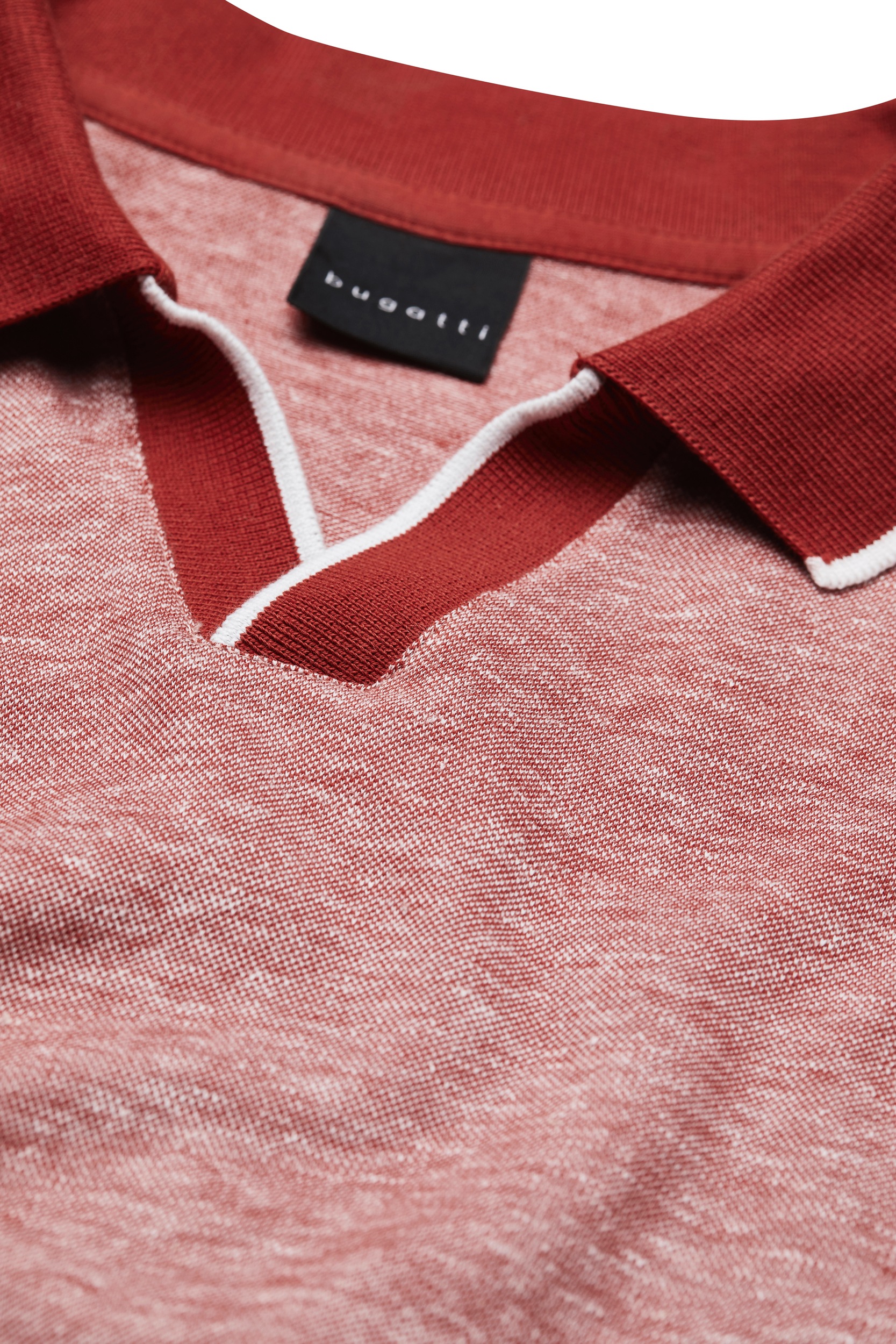 bugatti Poloshirt, mit Kontraststreifen