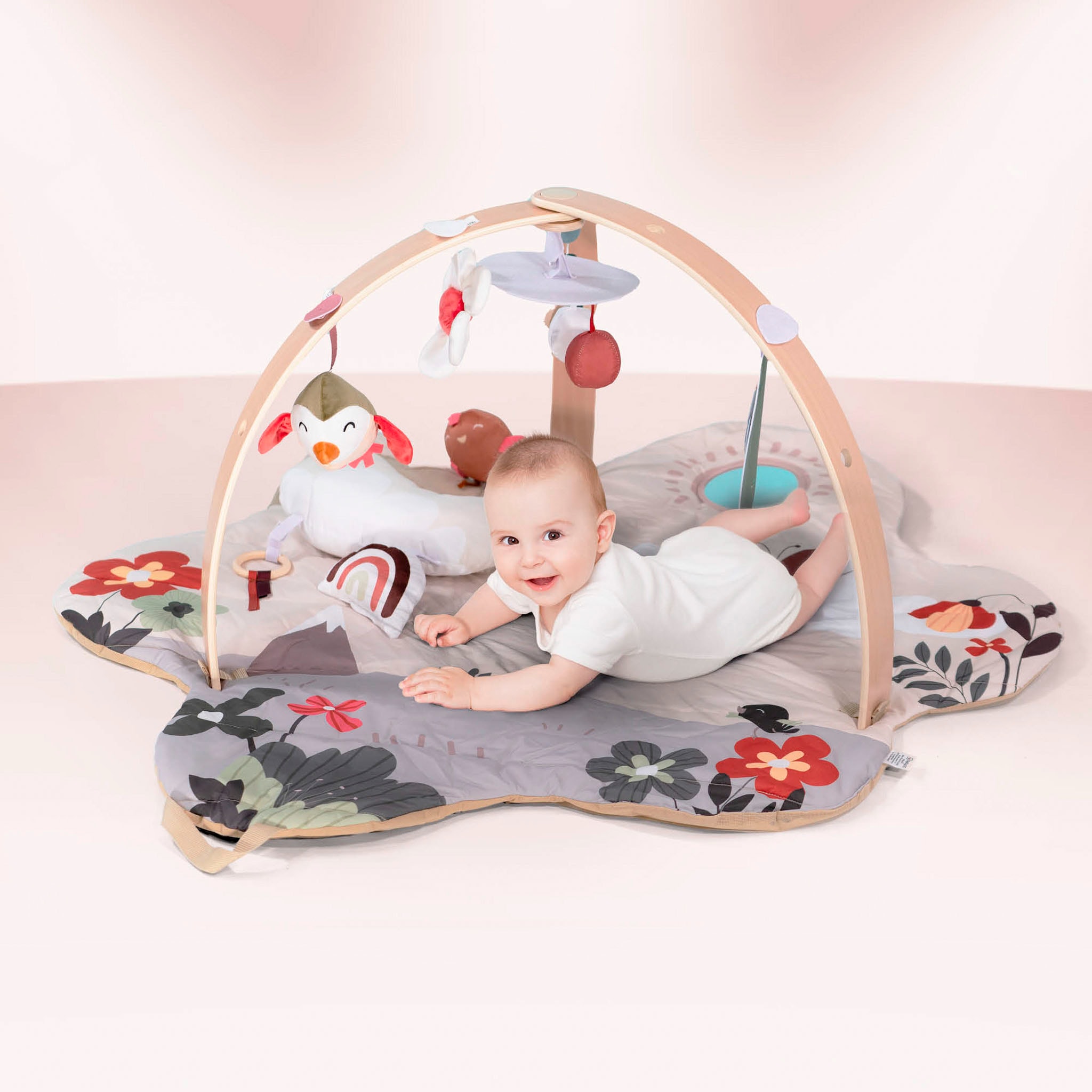 BabyGo Spielbogen »Bianca Flower«, 3D-Activity-Spielmatte