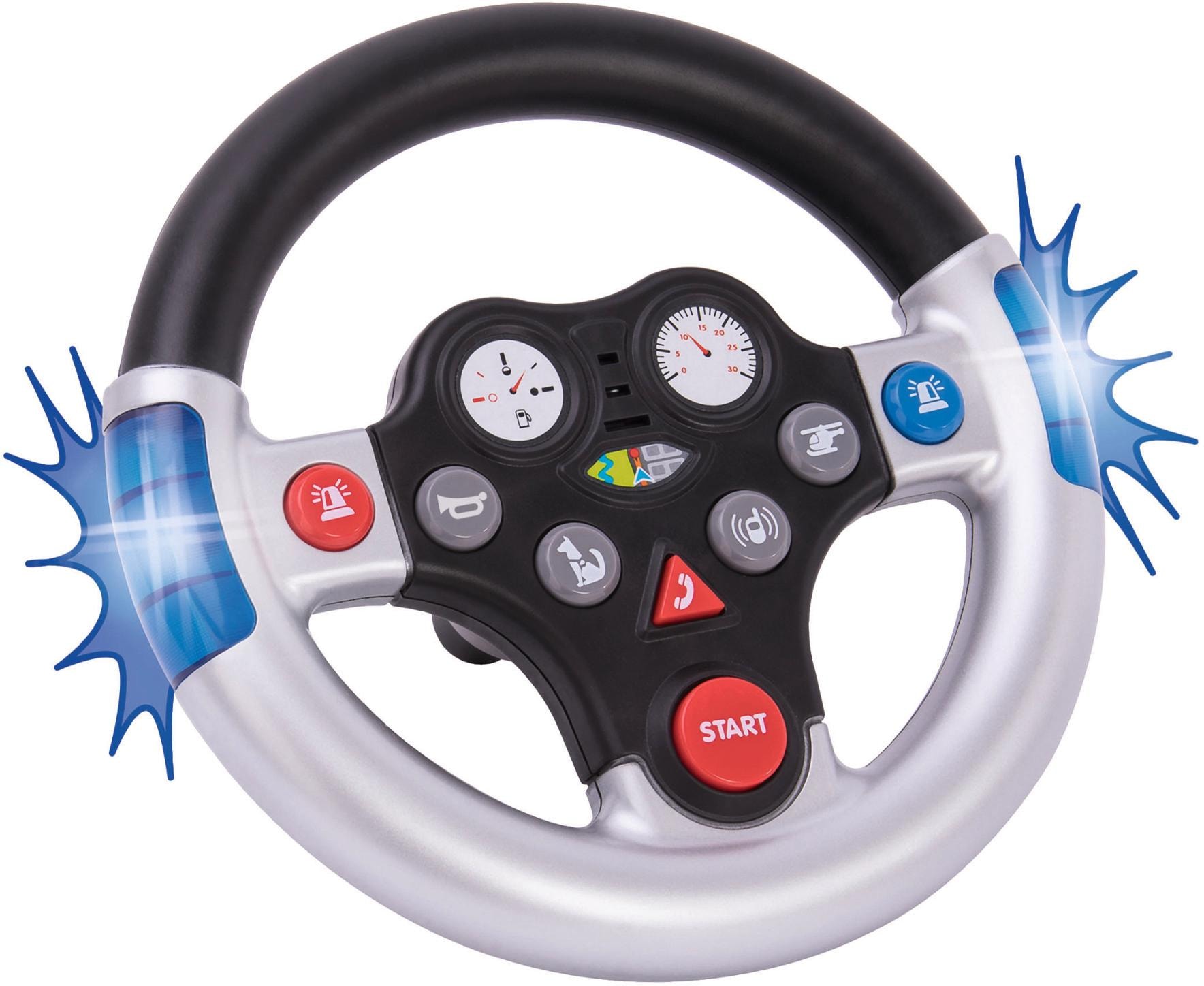 BIG Spielfahrzeug-Lenkrad »BIG Rescue Sound Wheel«, mit Licht- und Soundfunktion