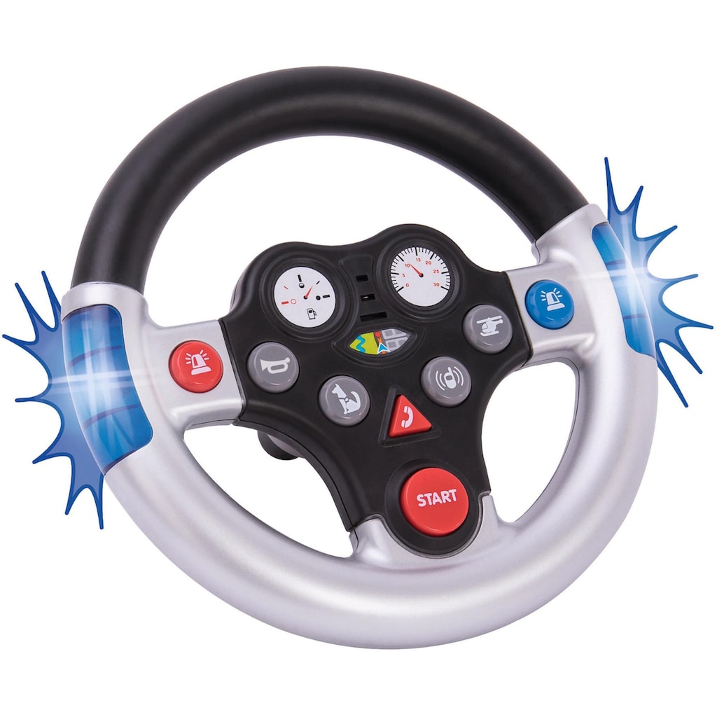 BIG Spielfahrzeug-Lenkrad »BIG Rescue Sound Wheel«, mit Licht- und Soundfunktion