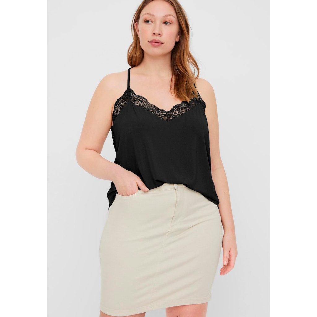 Vero Moda Curve Spitzentop »VMANA S/L LACE TOP GA NOOS CURVE«