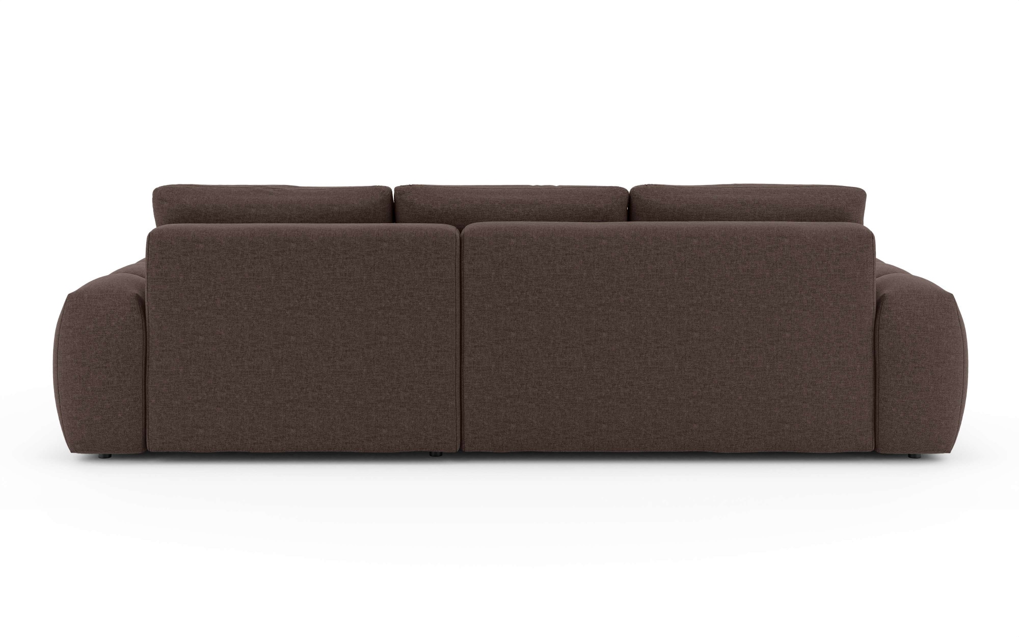 INOSIGN Ecksofa »AZITA klein optionale Schlafsofa mit Bettkasten, B/T/H: 270/166,5/84cm«, L-Form mit Wellenunterfederung, Bubble-Optik