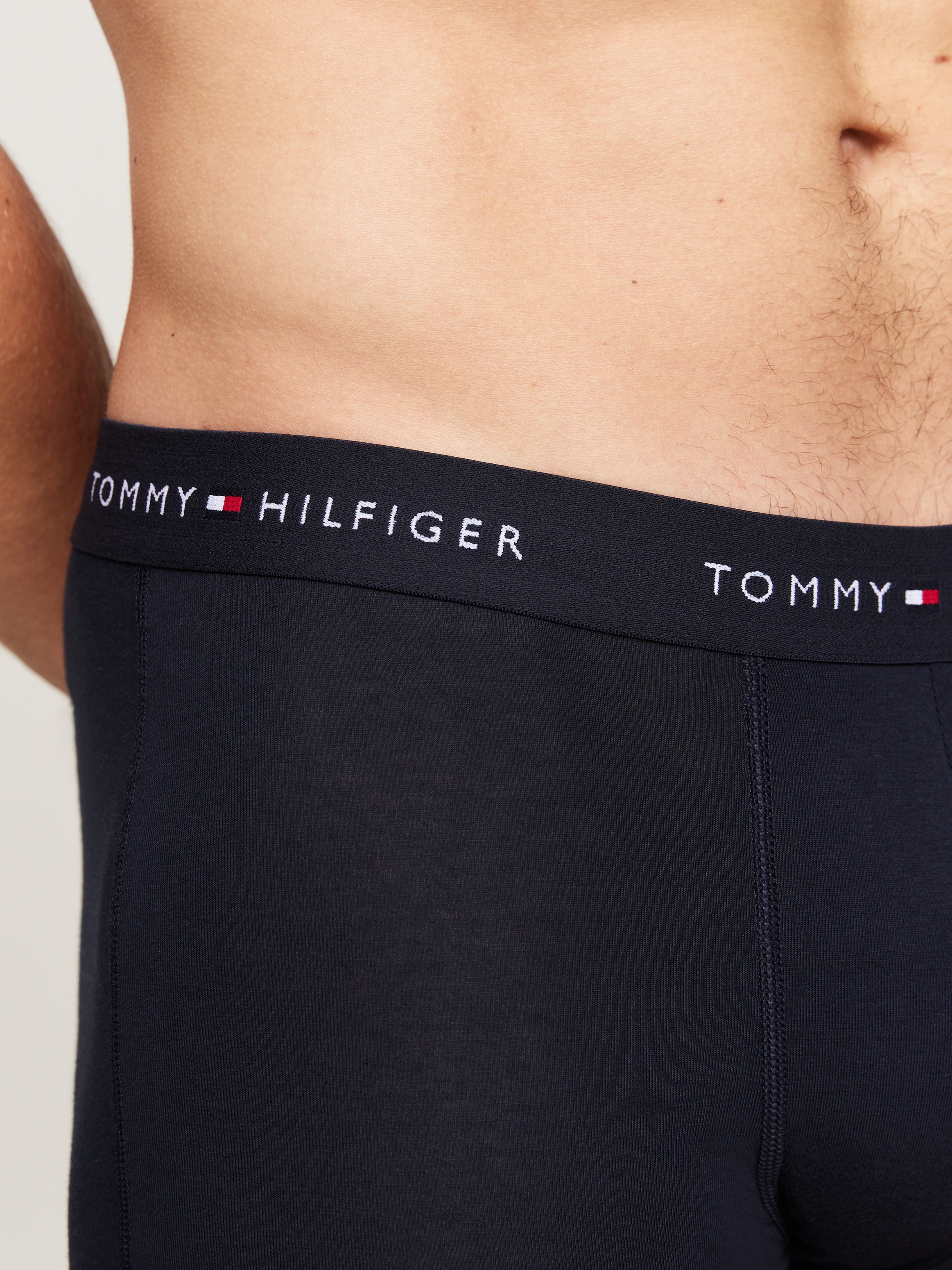 Tommy Hilfiger Underwear Trunk »3P WB TRUNK«, (Packung, 3 St., 3er-Pack), mit Logobund