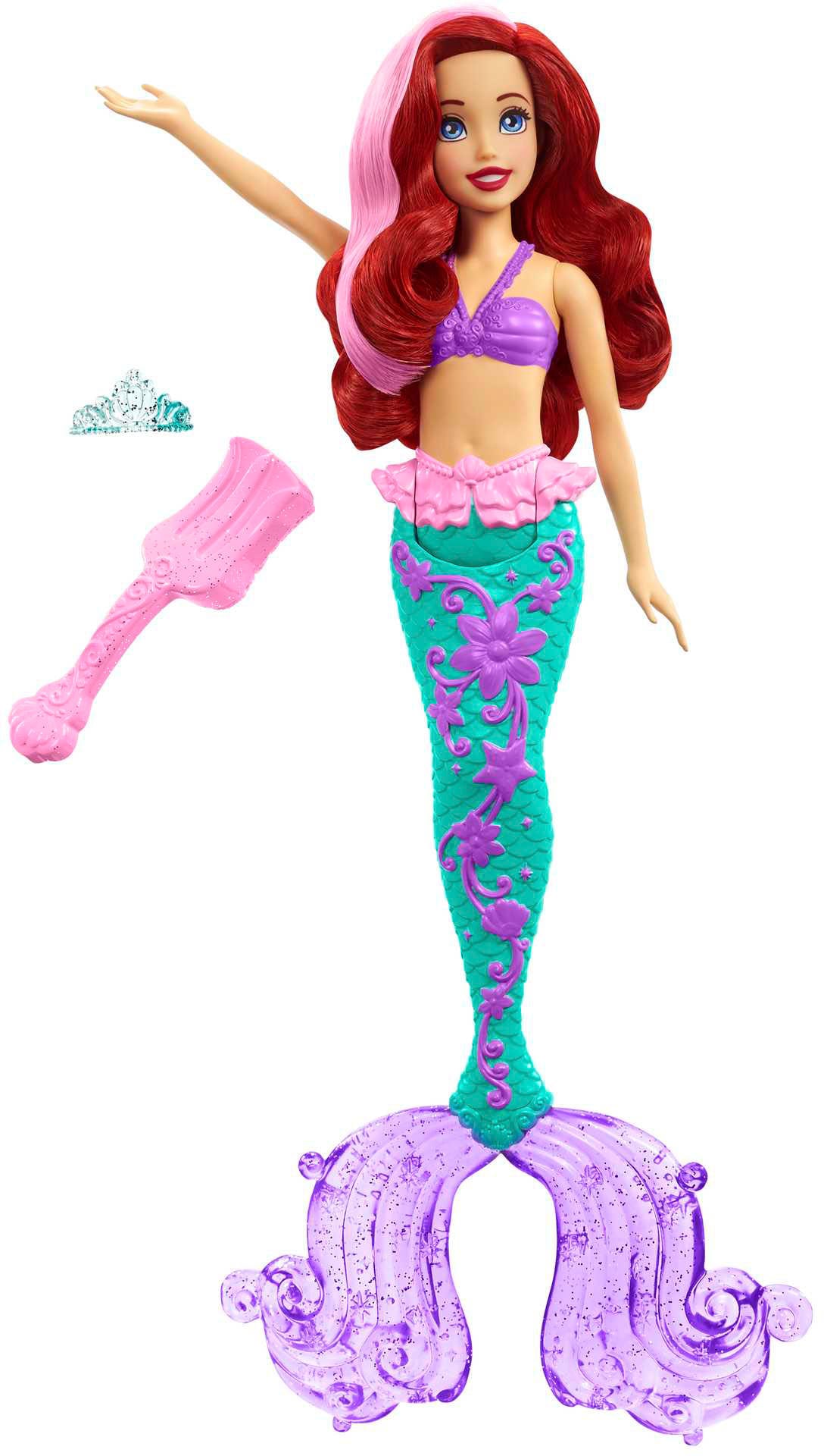 Mattel® Meerjungfrauenpuppe »Disney Prinzessin, Arielle-Meerjungfrau, Farbwechsel«