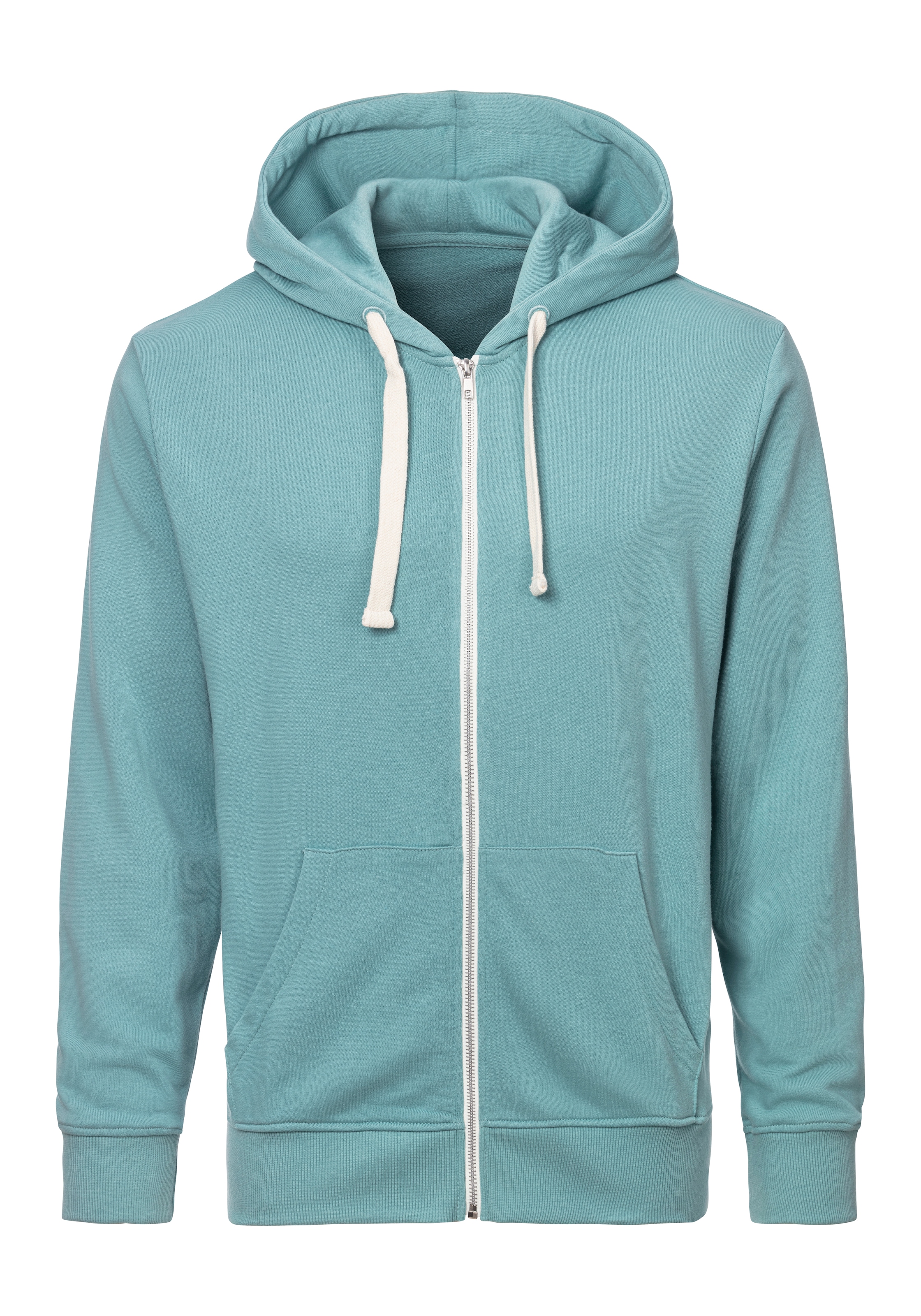 KangaROOS Kapuzensweatjacke, mit Kapuze, kontrast Zipper und kontrast Bänder