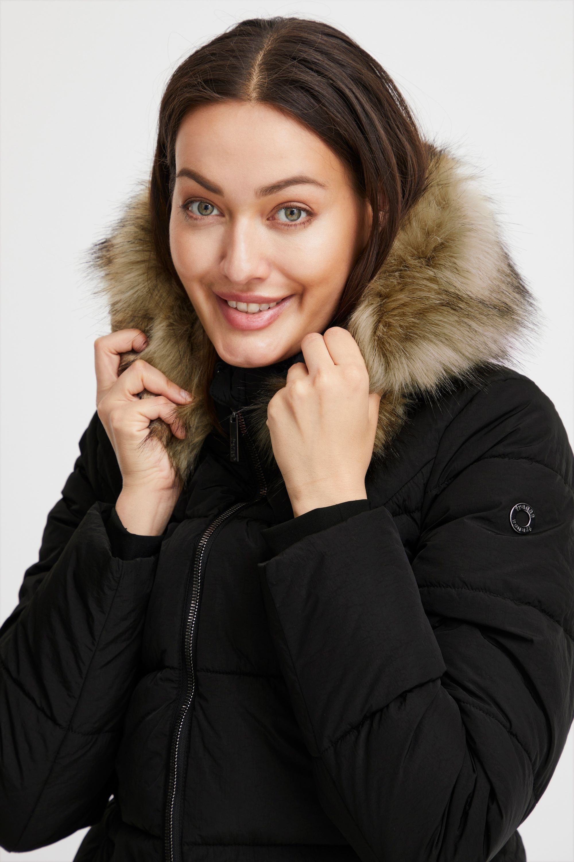 fransa Steppjacke »Steppjacke FRBac«, mit Kapuze