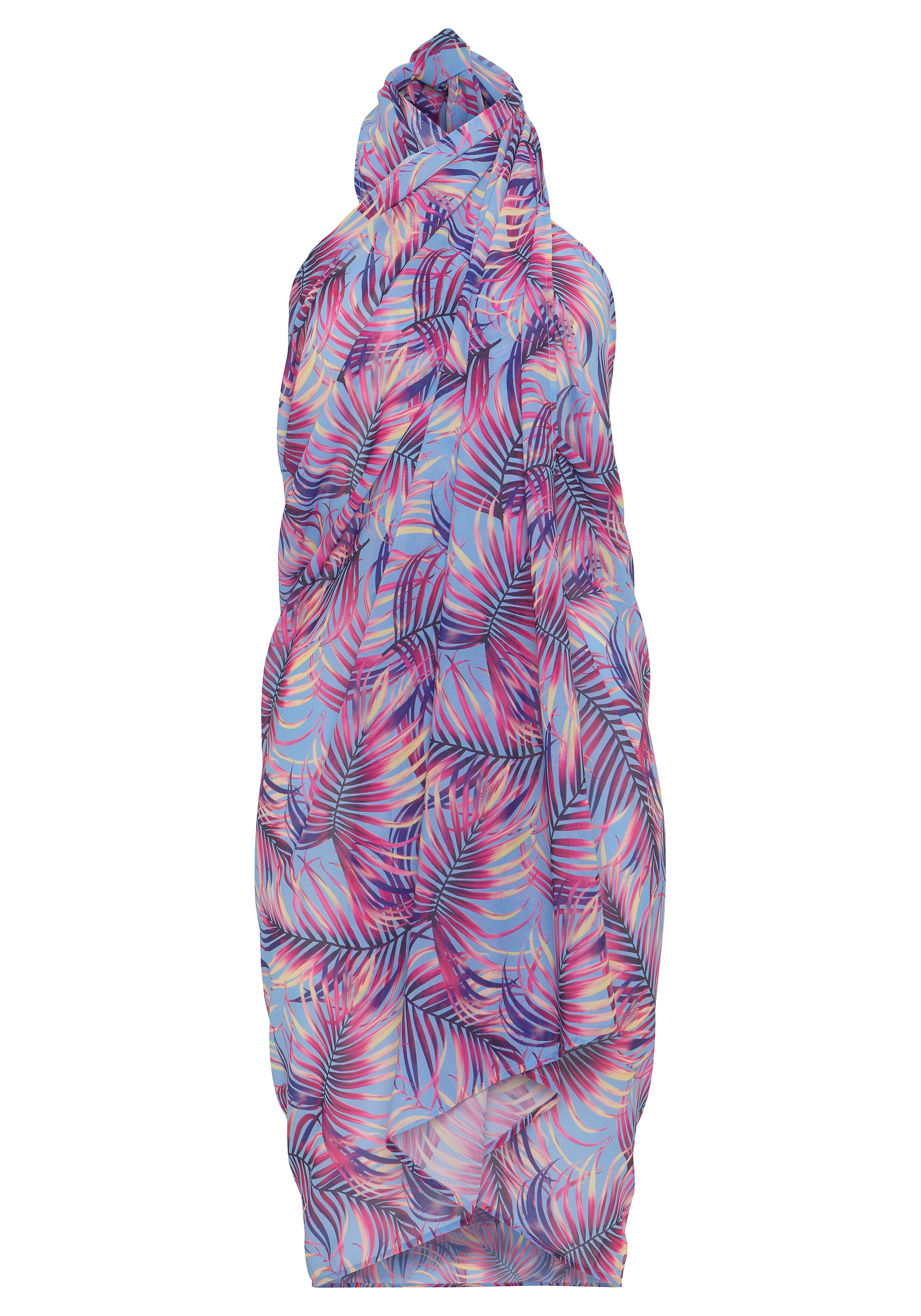 LASCANA Strandrock mit Palmendruck, Cover-Up, Strandmode