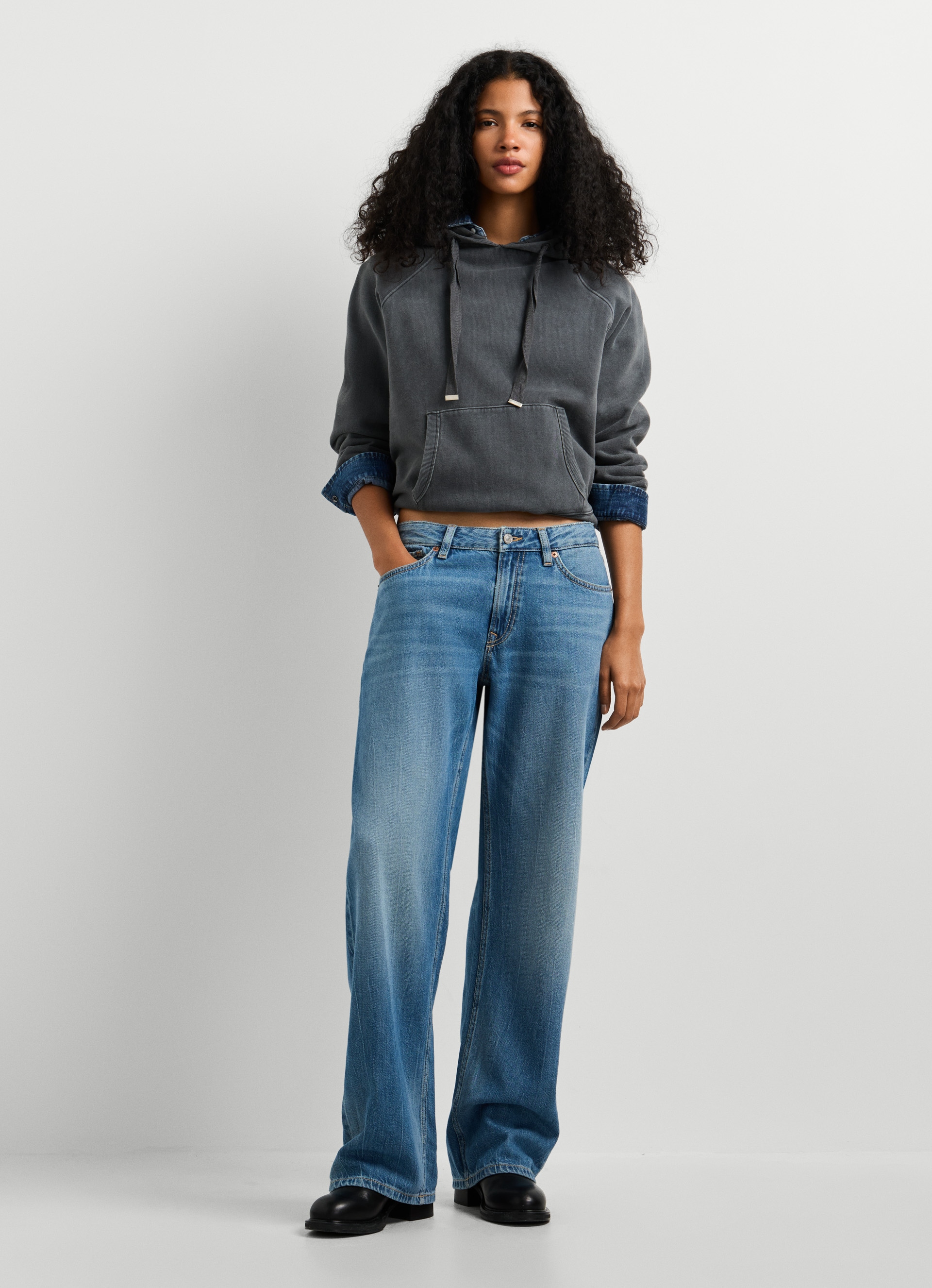 Pepe Jeans Hoodie »BEGO«, Sweatqualität in gewaschener Optik
