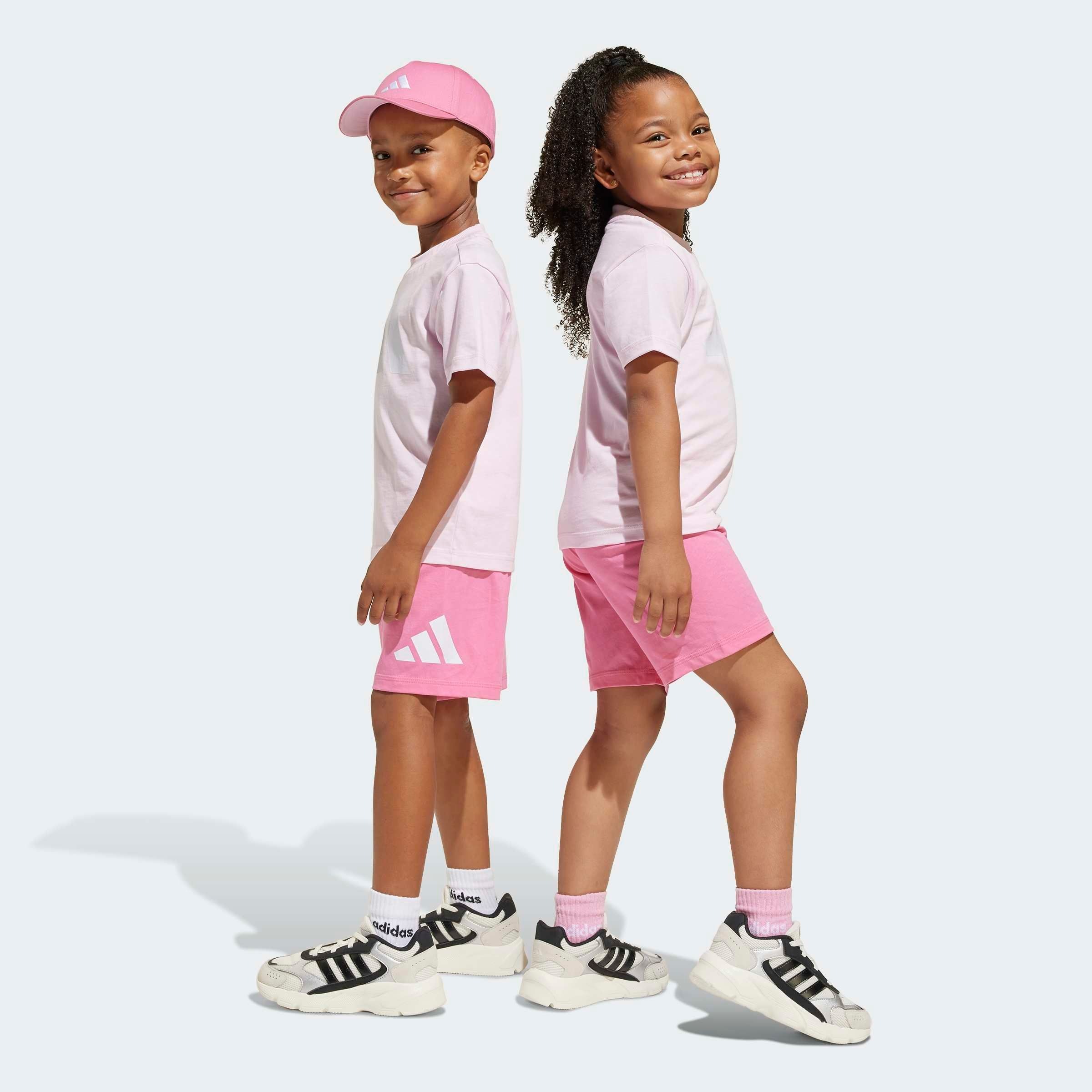 adidas Sportswear Trainingsanzug »LK BL T-SET 160« 2 Stk. für Kinder, zweiteilig, aus Baumwolle