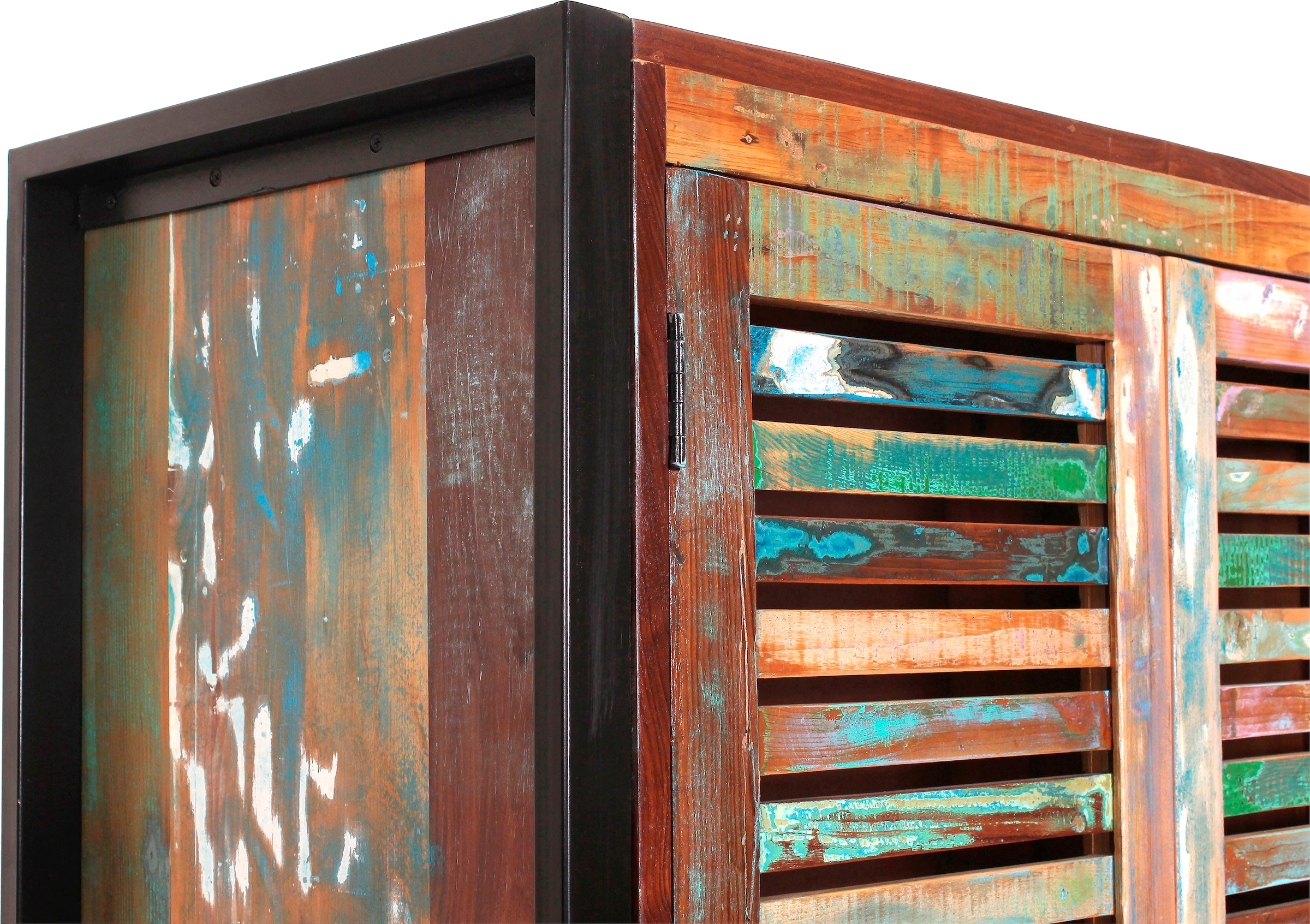 SIT Garderoben-Set »Fiume«, (4 St.), recyceltes Altholz in Lamellen Optik