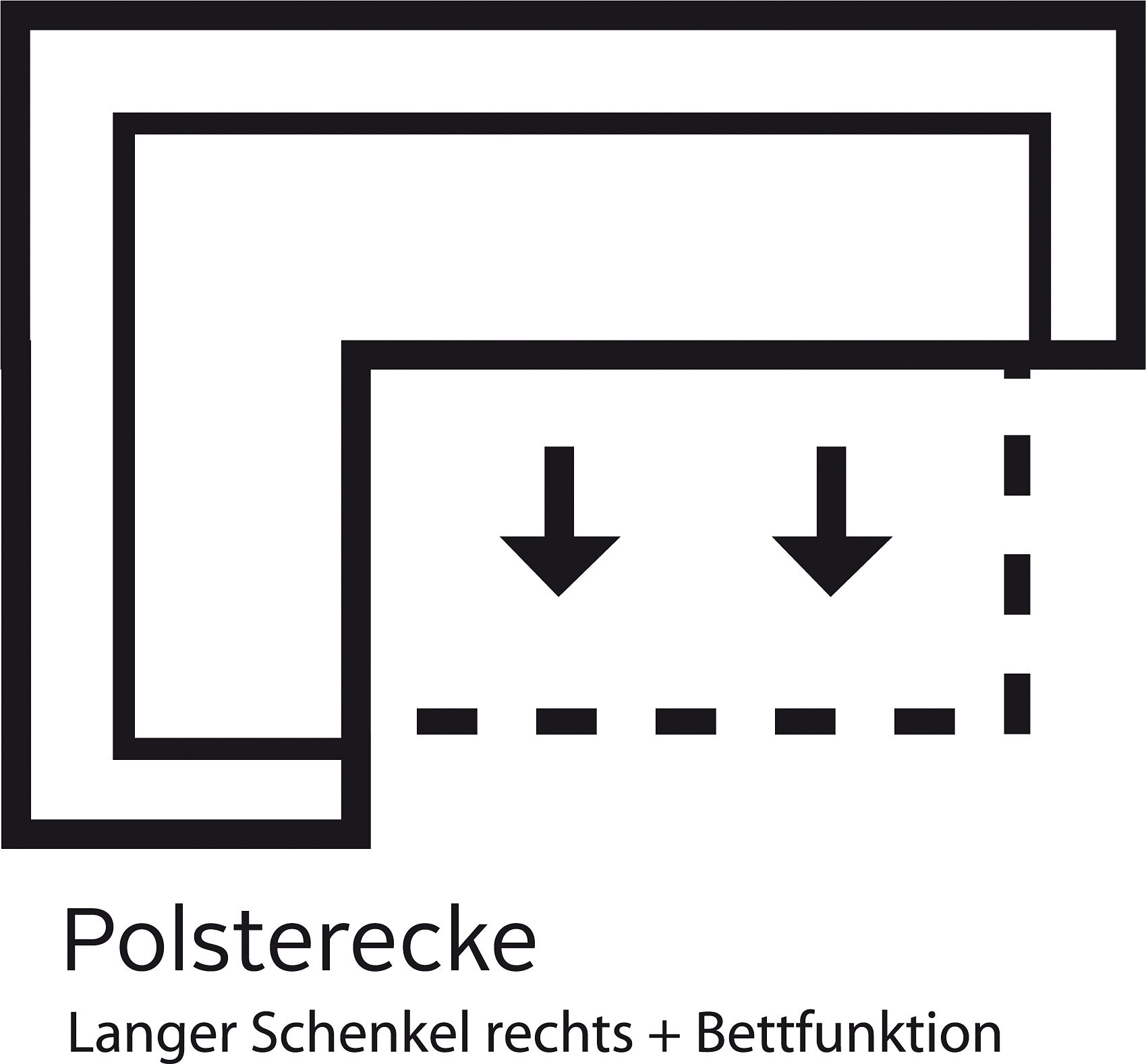 sit&more Ecksofa »Bansin L-Form«, wahlweise mit Bettfunktion