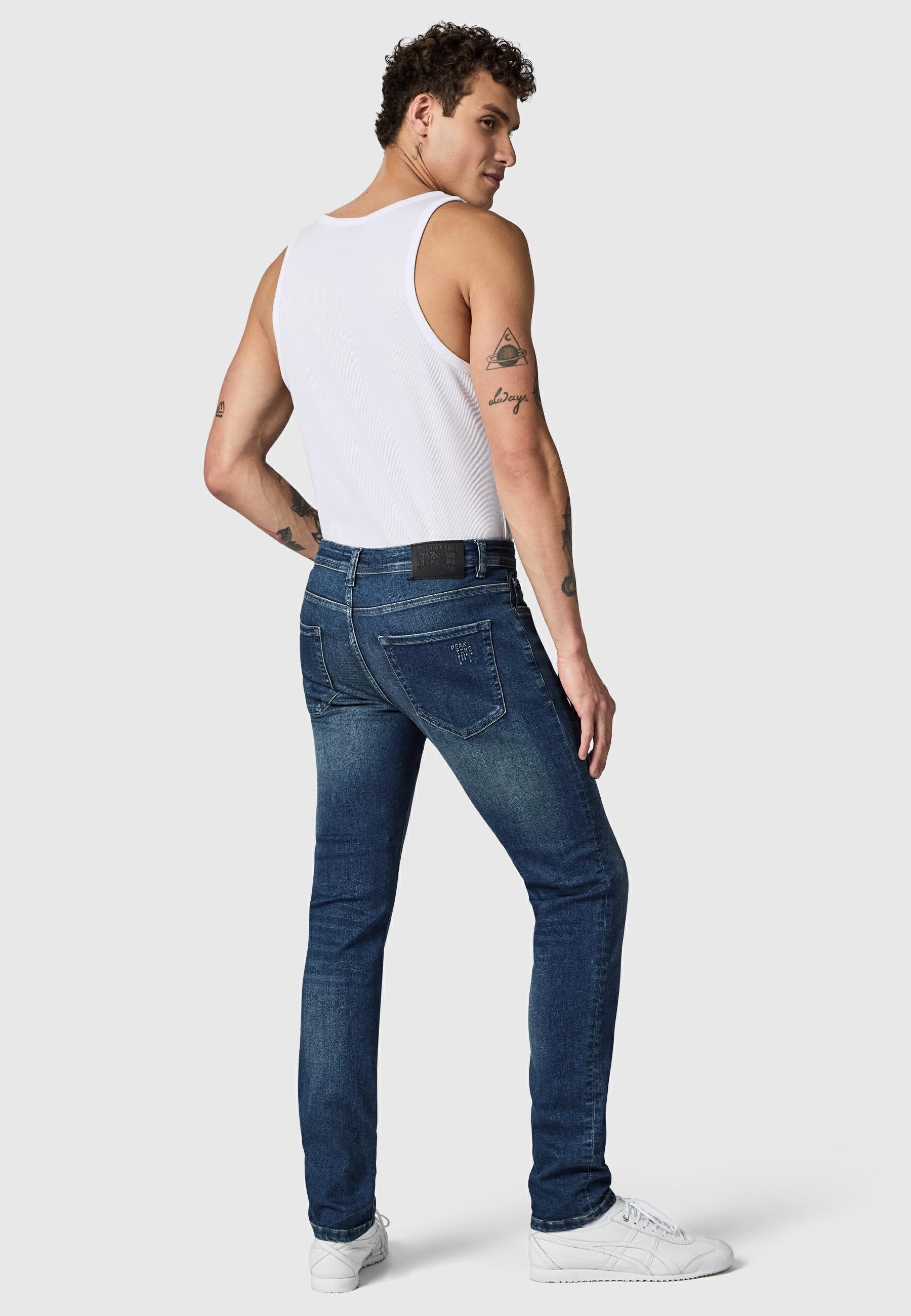 PEAK TIME Slim-fit-Jeans »Slim-fit-Jeans Mailand« Herren Jeans mit super hohem Stretch-Anteil