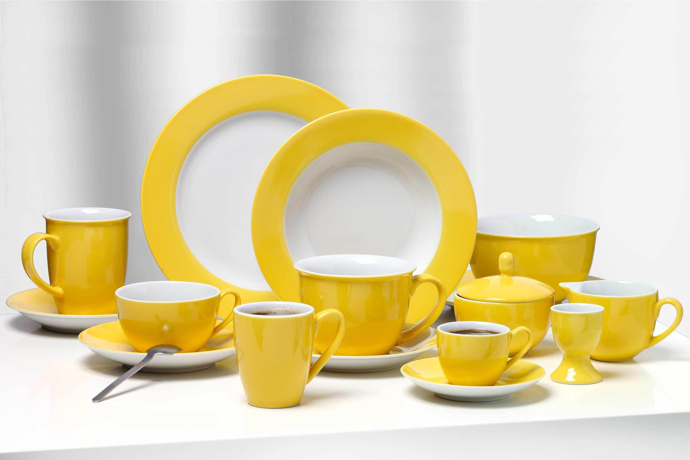 Ritzenhoff & Breker Eierbecher »Eierbecher Doppio ø 5 cm 6er Set bunt« Spülmaschinenfest, Mikrowellensicher