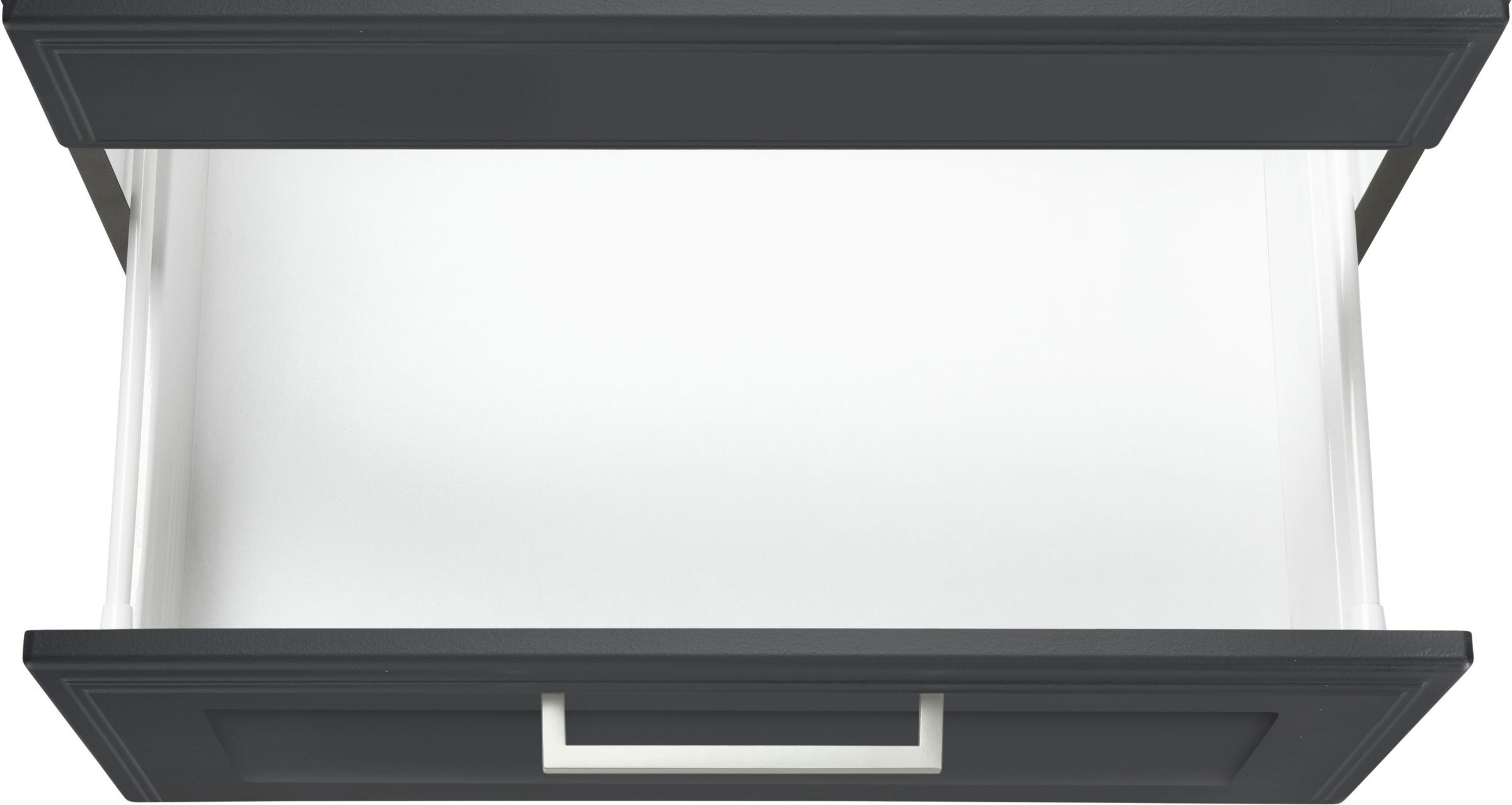 KOCHSTATION Küchenzeile »KS-Stockholm – Küche mit hochwertiger und detailreicher Landhausfront« Breite 330 cm, wahlweise mit E-Geräten,mit MDF-Fronten