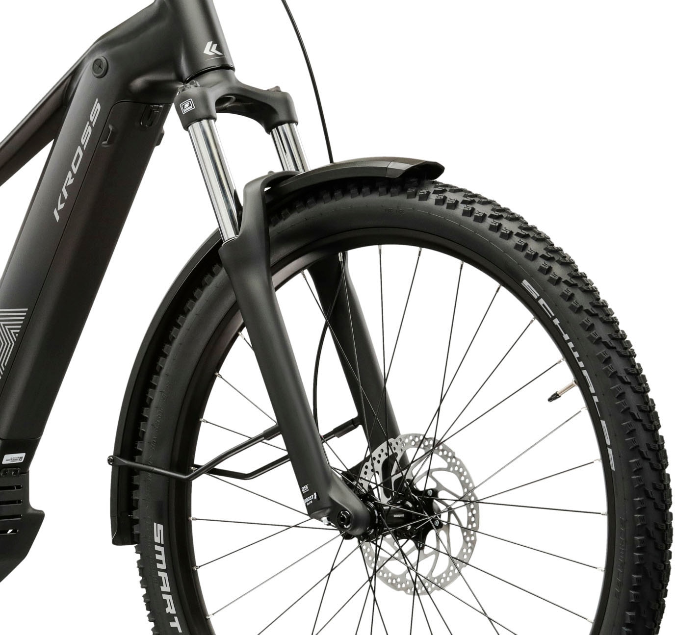 Kross »Influx Hybrid SUV 2.0 16,7Ah / 600 Wh 29 Zoll schwarz 9 Gänge 2026« 9 Gang Shimano CUES U4000 Schaltwerk Kettenschaltung Mittelmotor 250 W