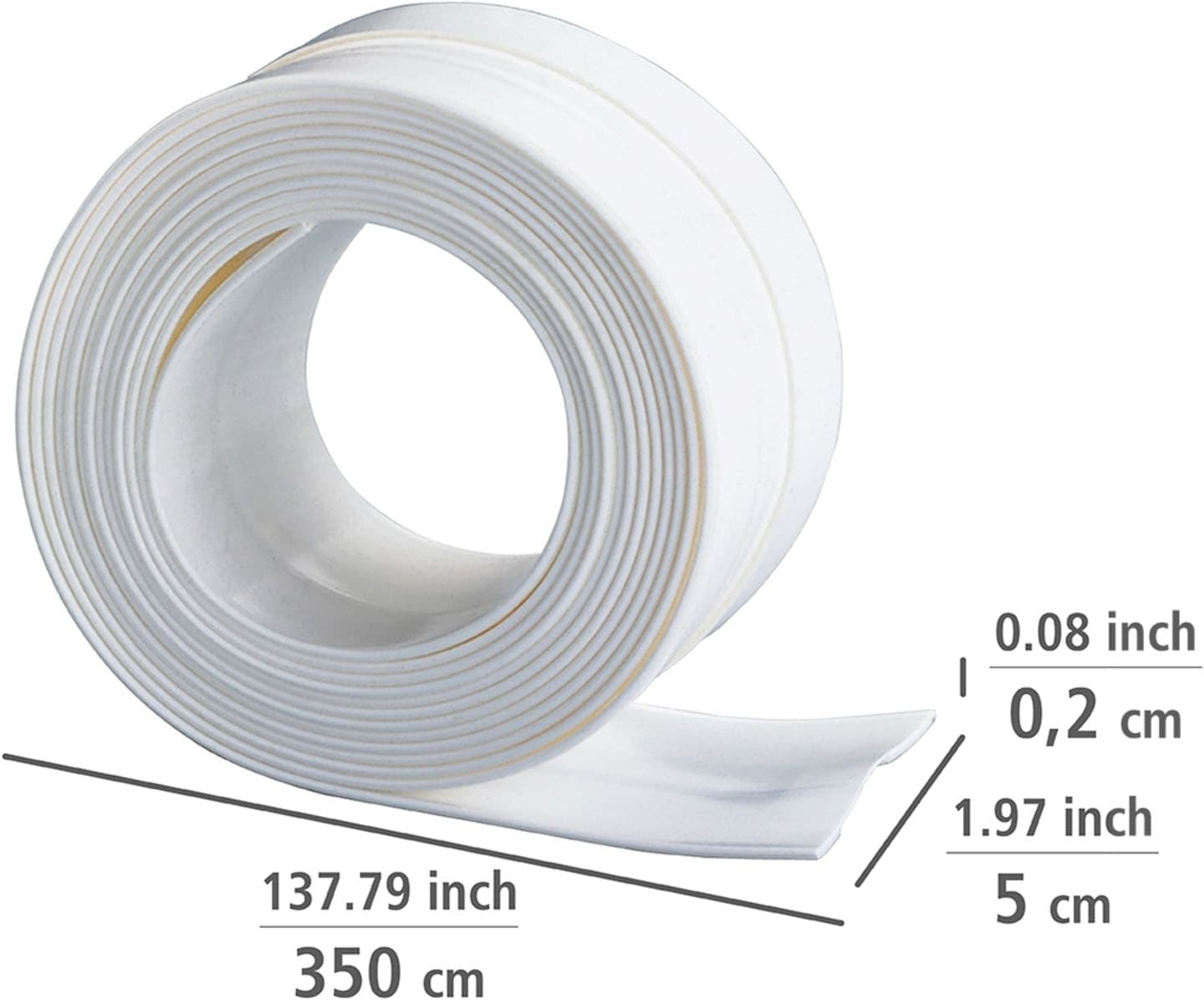 WENKO Wannenabdichtband »Extrabreit« 1 Stk. tlg. 3,5 m, weiß