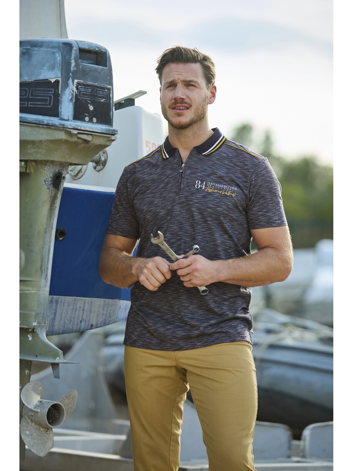 Jan Vanderstorm Poloshirt »Poloshirt IBENHARD«