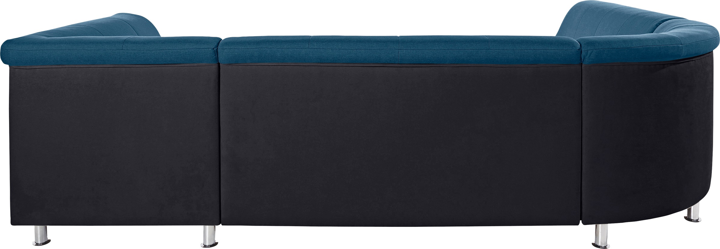 TRENDMANUFAKTUR Wohnlandschaft »Rondo 3, zeitlos und modern, im Materialmix, U-Form« wahlweise für mehr Komfort mit Federkern, wahlweise mit Bettfunktion