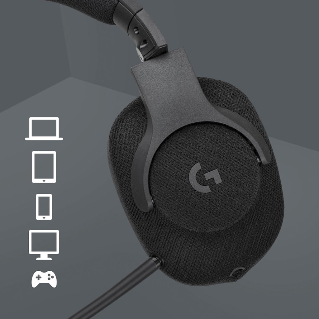 Logitech G Gaming-Headset »G433«, Mikrofon abnehmbar-Rauschunterdrückung