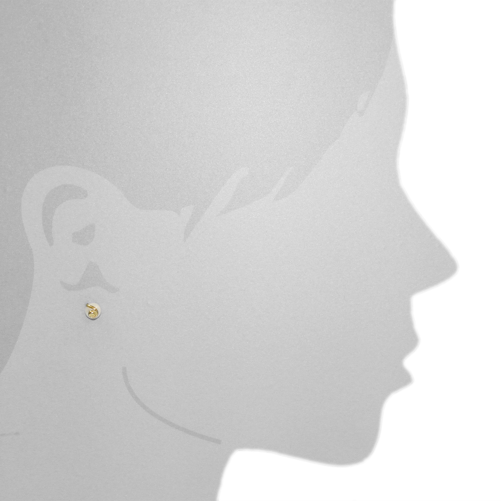 OSTSEE-SCHMUCK Paar Ohrstecker »- Itte - Gold 333/000 - Zuchtperle«