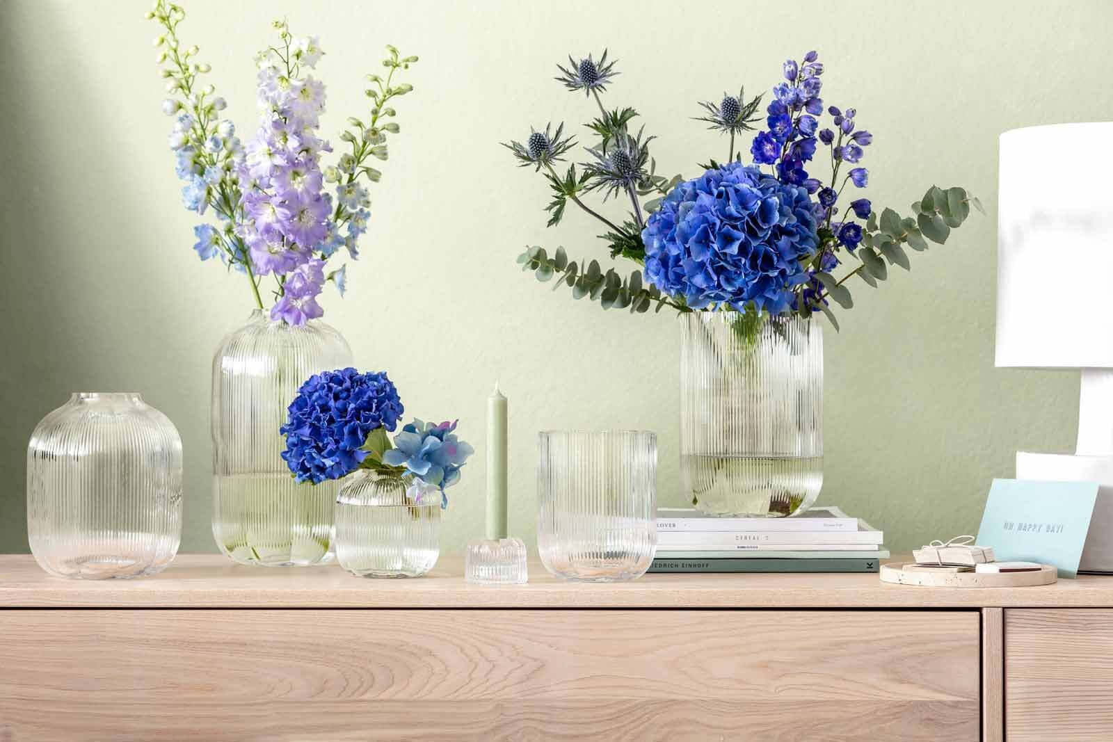 Villeroy & Boch Dekovase »Vase Fleur 22,5 cm transparent«